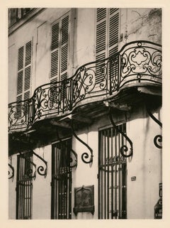 Parisian Balcony — Mid-Century Photogravure