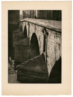 Pont Marie, Paris — Mid-Century Photogravure