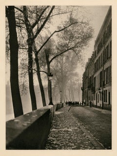 School Children, L'Ile Saint Louis, Paris — Mid-Century Photogravure
