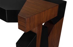 Console en bois laqué et noyer - RNA/DNA by R'Kan