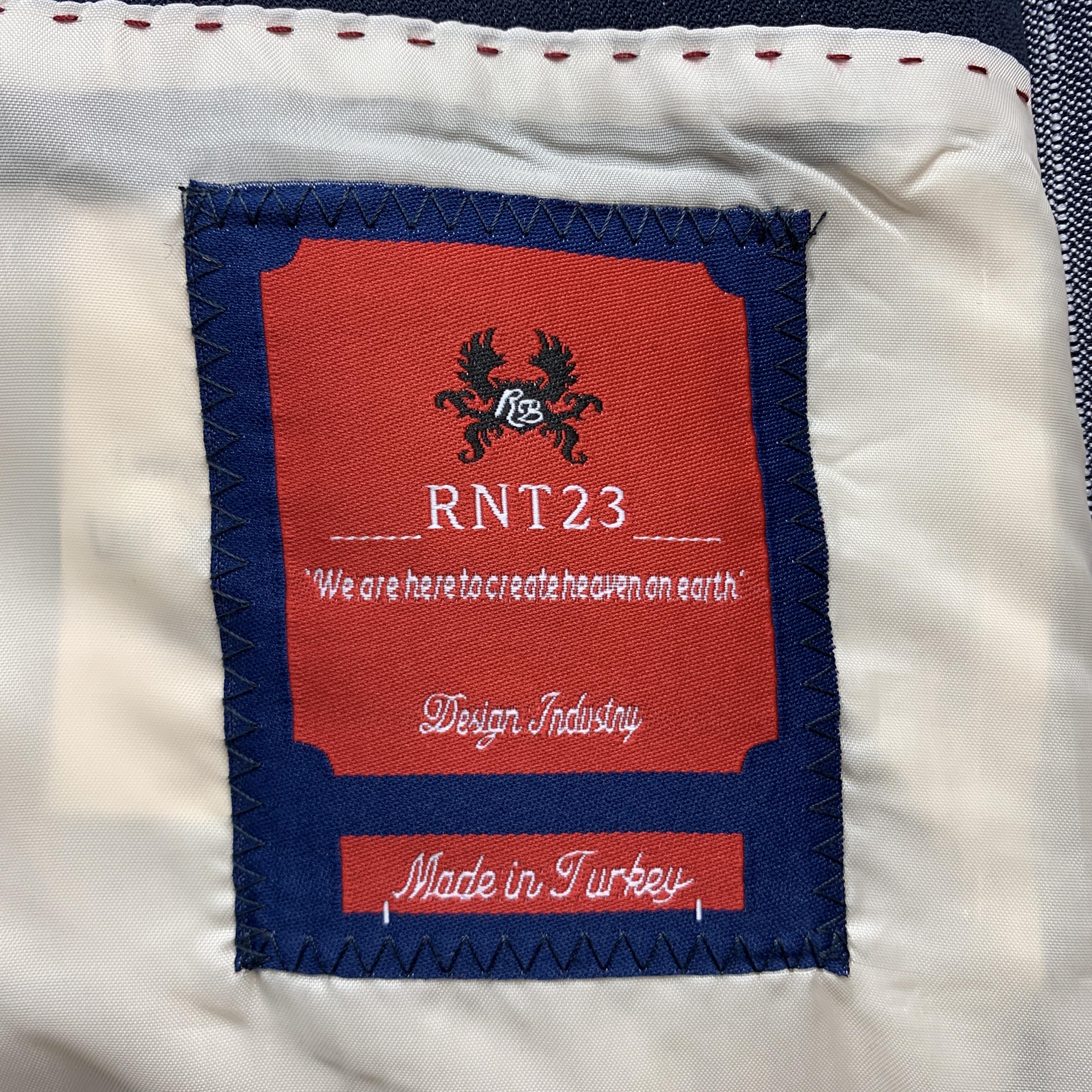 RNT23 JEANS 38 - Veste zippée texturée à poche zippée - Marine 2