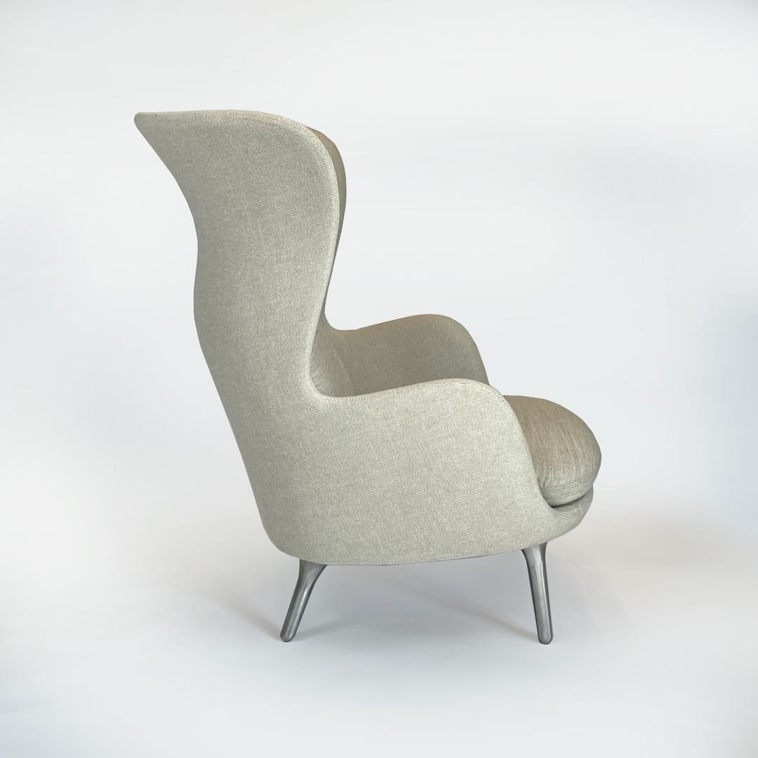 Contemporary Ro Lounge Chair and Ottoman by Jaime Hayon