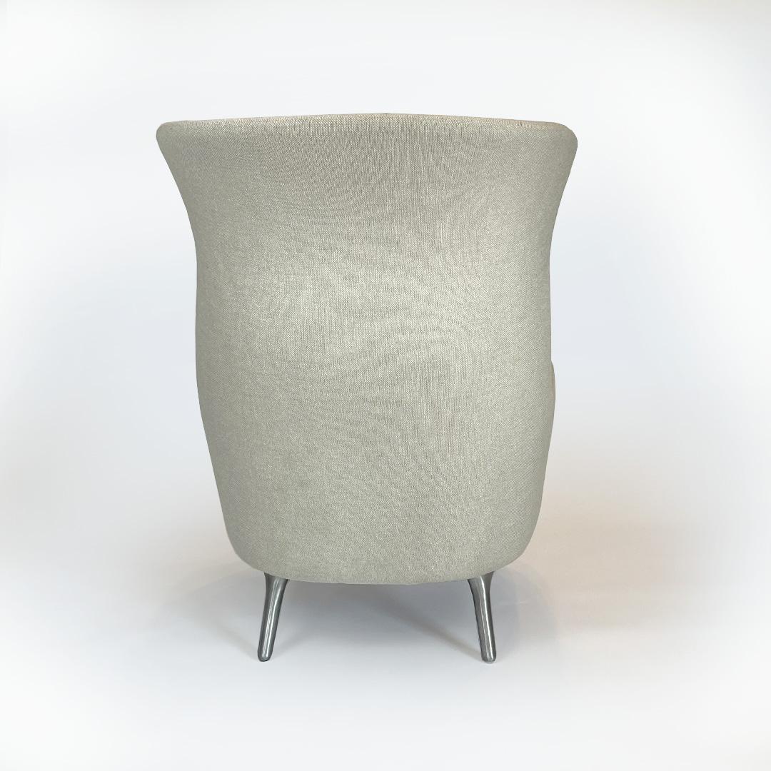 Aluminum Ro Lounge Chair and Ottoman by Jaime Hayon For Sale