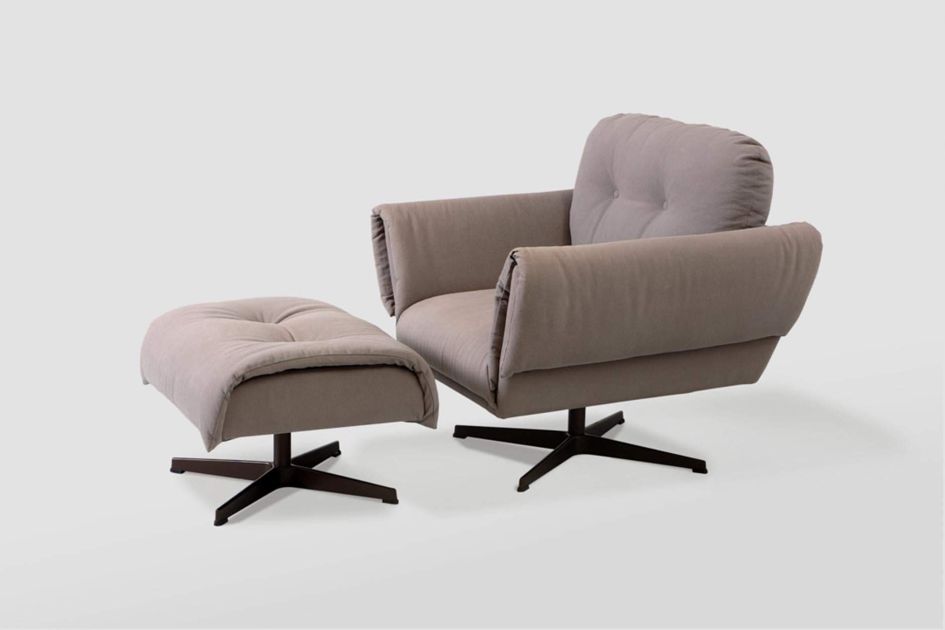 Toile Fauteuil moderniste « Ro » tournant en vente