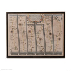 Road Map, John Ogilby, No 54, London, Yarmouth, Britannia