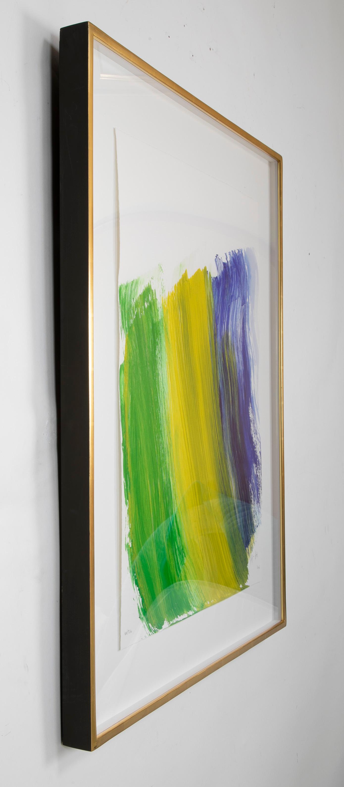 „Road To Rio“, ein 22farbiger Siebdruck von Howard Hodgkin (21. Jahrhundert und zeitgenössisch) im Angebot