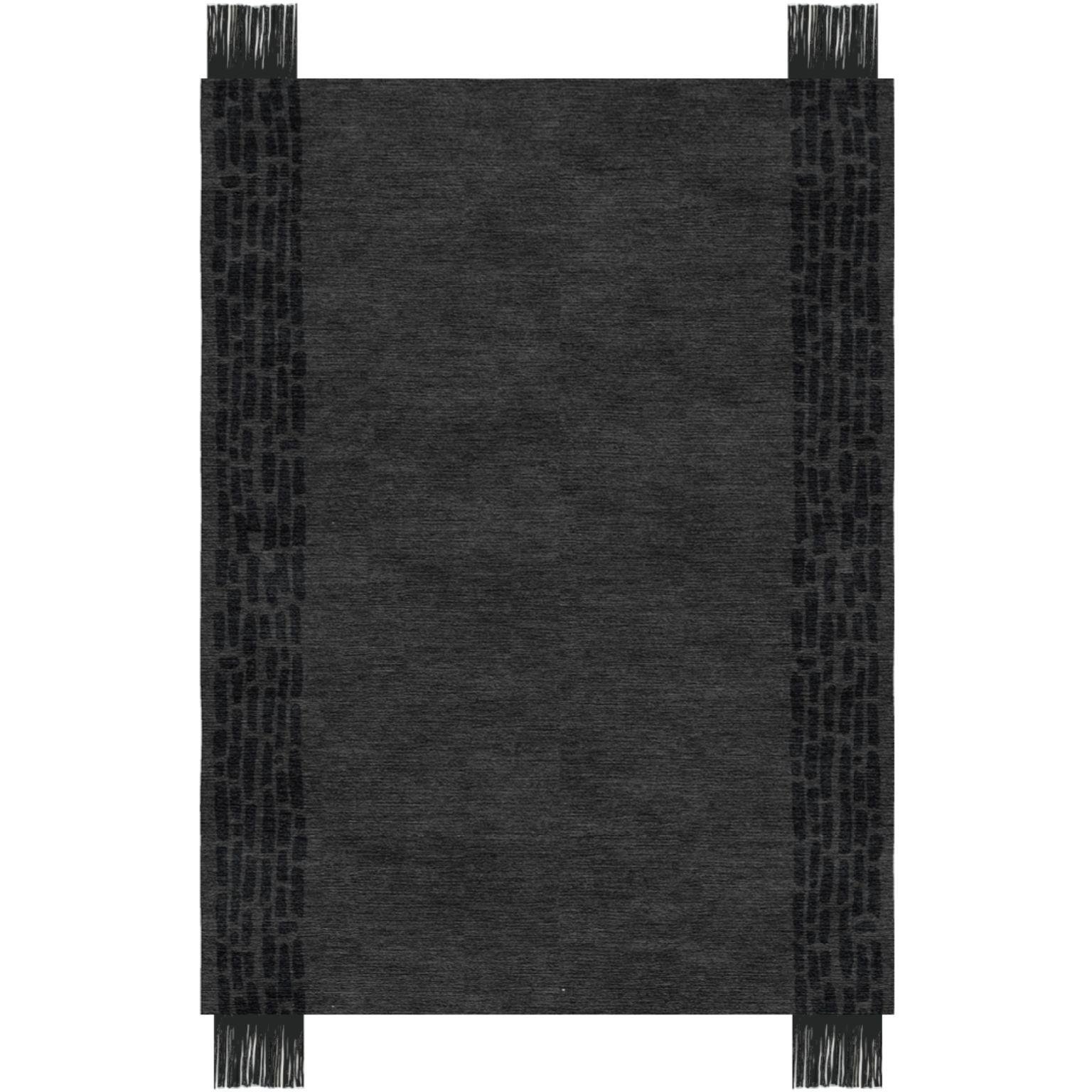 Roads large rug by Art & Loom
Dimensions: D304.8 x H426.7 cm
Materials: Allo & Chinese silk with fringe—(2) pile heights
Quality (Knots per Inch): 100
Also available in different dimensions.

Samantha Gallacher has always had a keen eye for