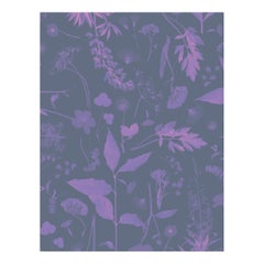 Roadside Flower Floral Wallpaper Purple, Jewel