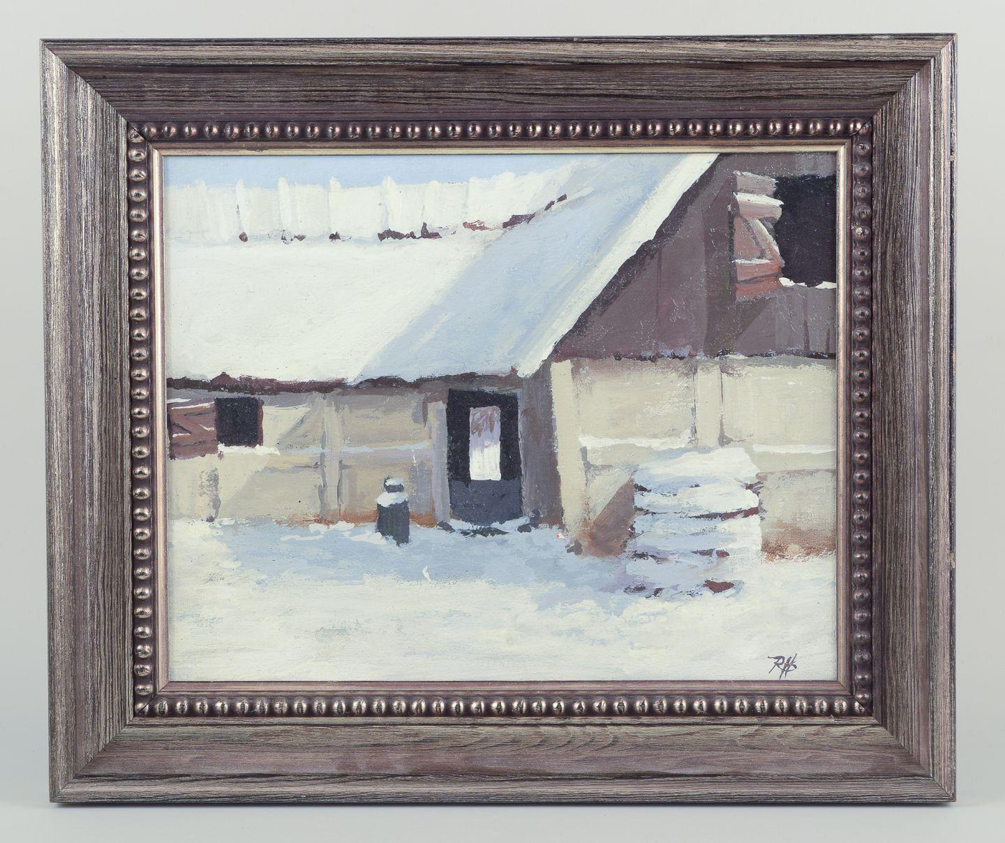 GEBRAUCHTWAREN SIND FÜR KUNDEN IN DEN USA, GROSSBRITANNIEN, AUSTRALIEN UND KANADA VON DEN EINFUHRZÖLLEN BEFREIT.   
DAHER FALLEN FÜR IHREN KAUF KEINE EINFUHRZÖLLE AN. 

Roald Hansen (geb. 1938), börsennotierter dänischer Maler.
Öl auf