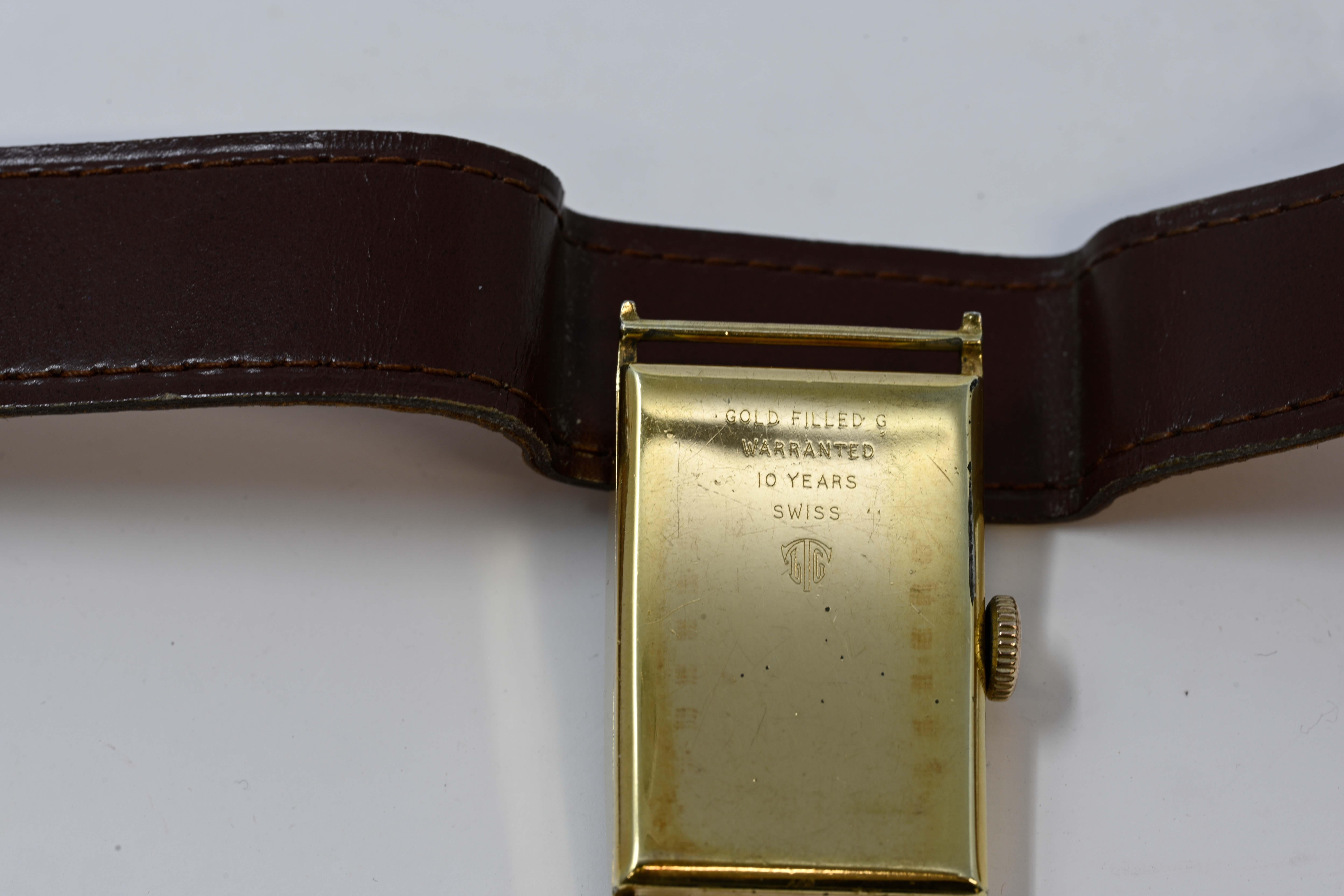 roamer vintage gold watch