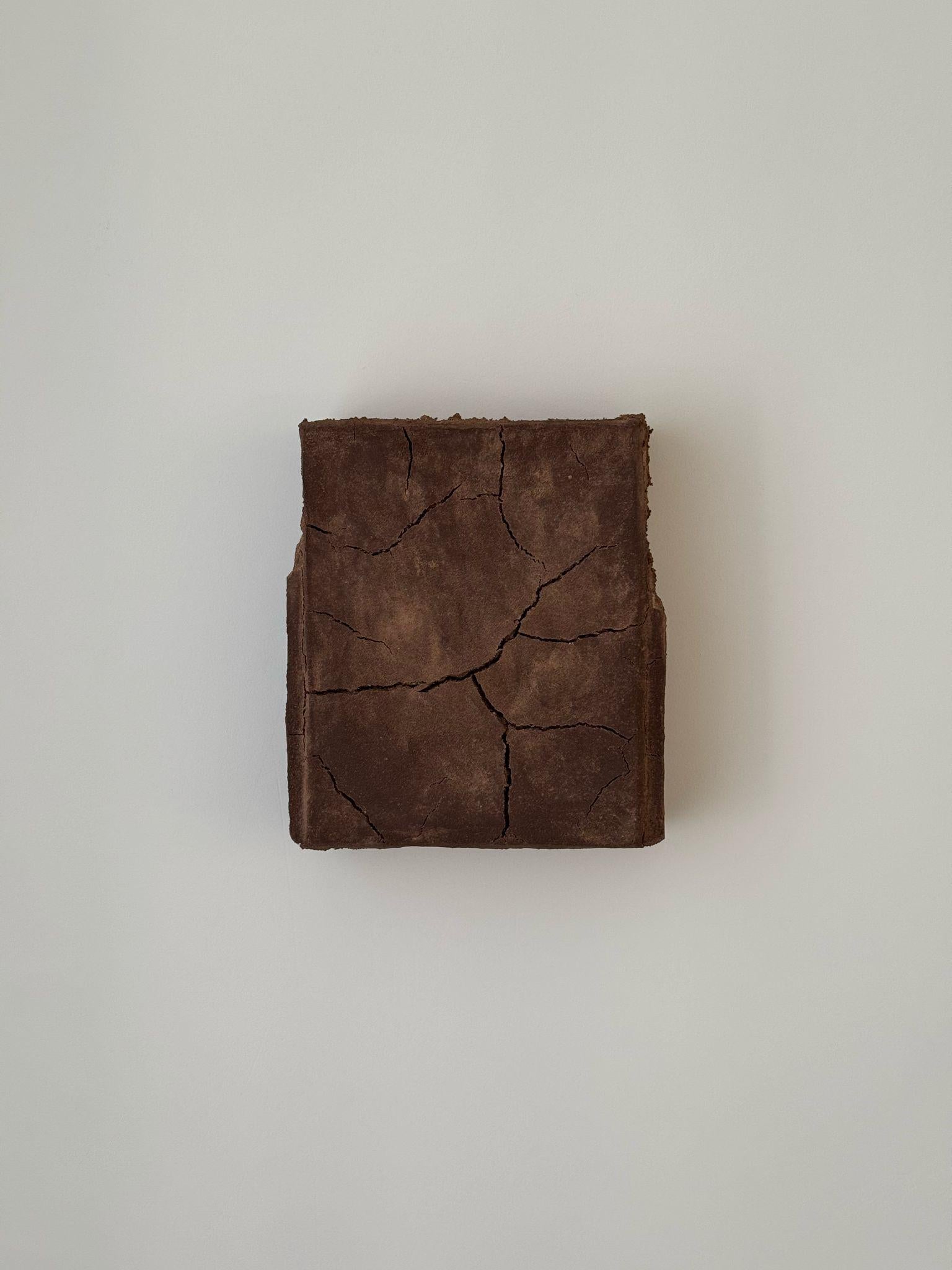 Earth-Toned Mixed Media auf Leinwand, Beton und Sand, 2025 – ohne Titel 83251