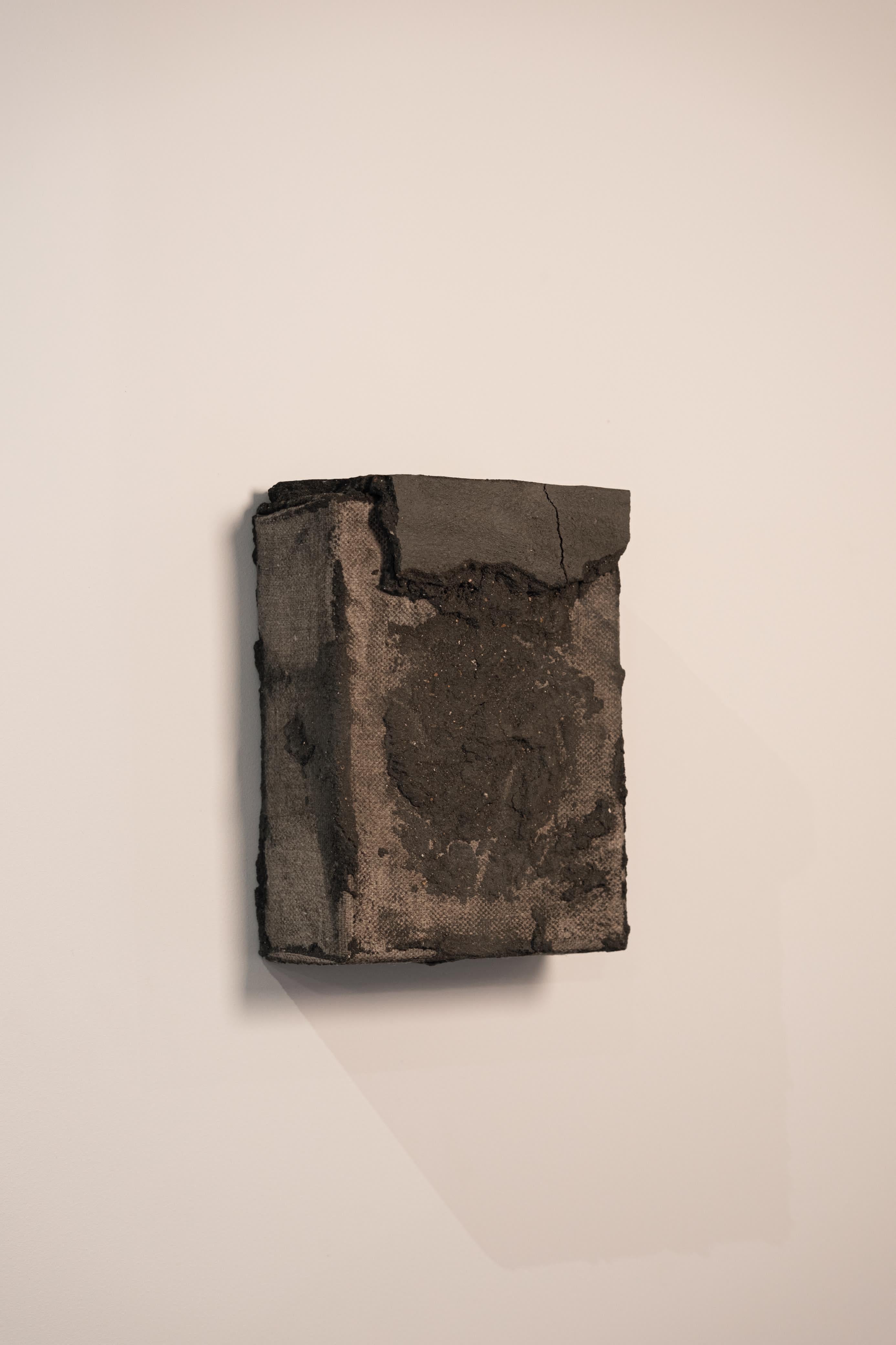 Green-Toned Mixed Media on Canvas, Concrete and Sand, 2025 -'Untitled 1811241' For Sale 1