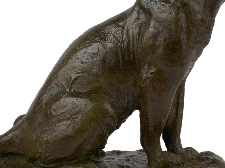 “Roaring Jaguar” Art Deco French Bronze Sculpture by Adolphe Geoffroy and Susse For Sale at 1stDibs