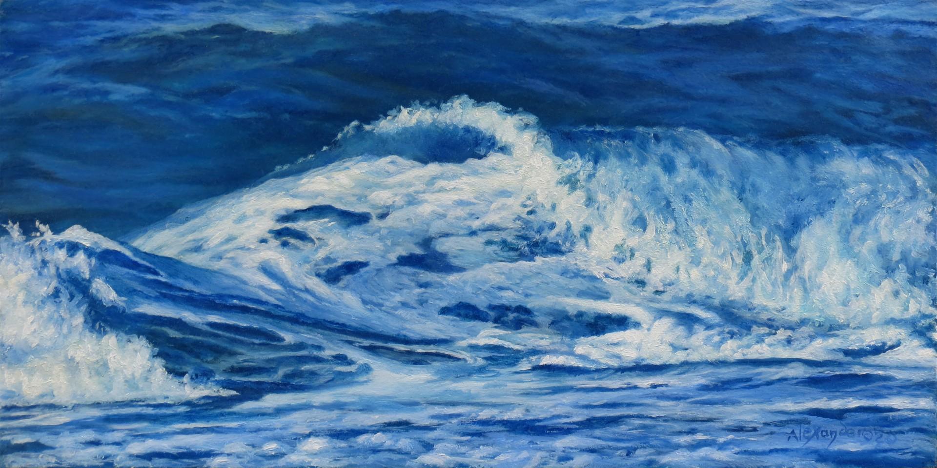 Figurative Painting di Rob Alexander - Ritmi infiniti