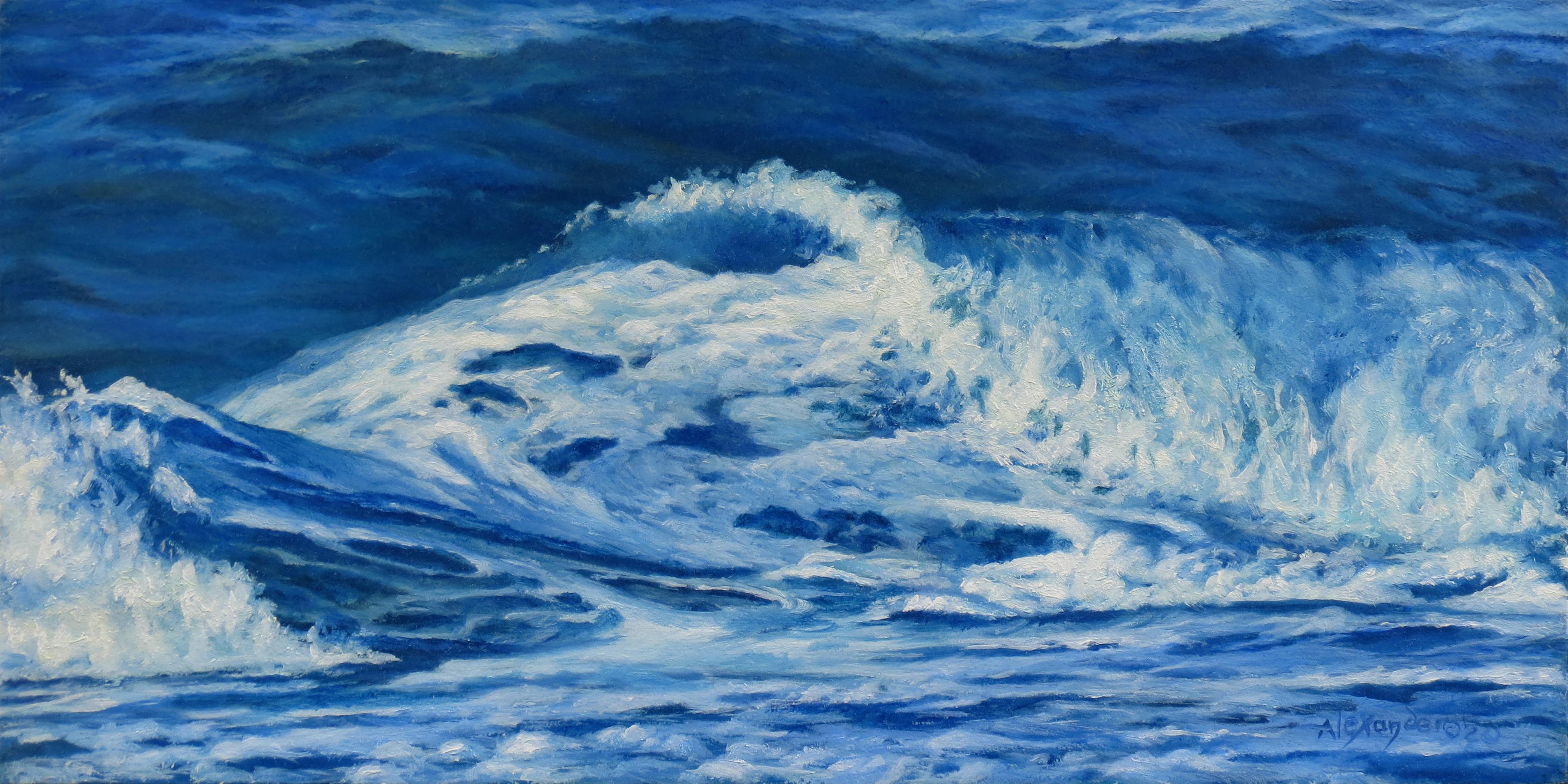 Rob Alexander Figurative Painting – ""Endlose Rhythmen" Ölgemälde