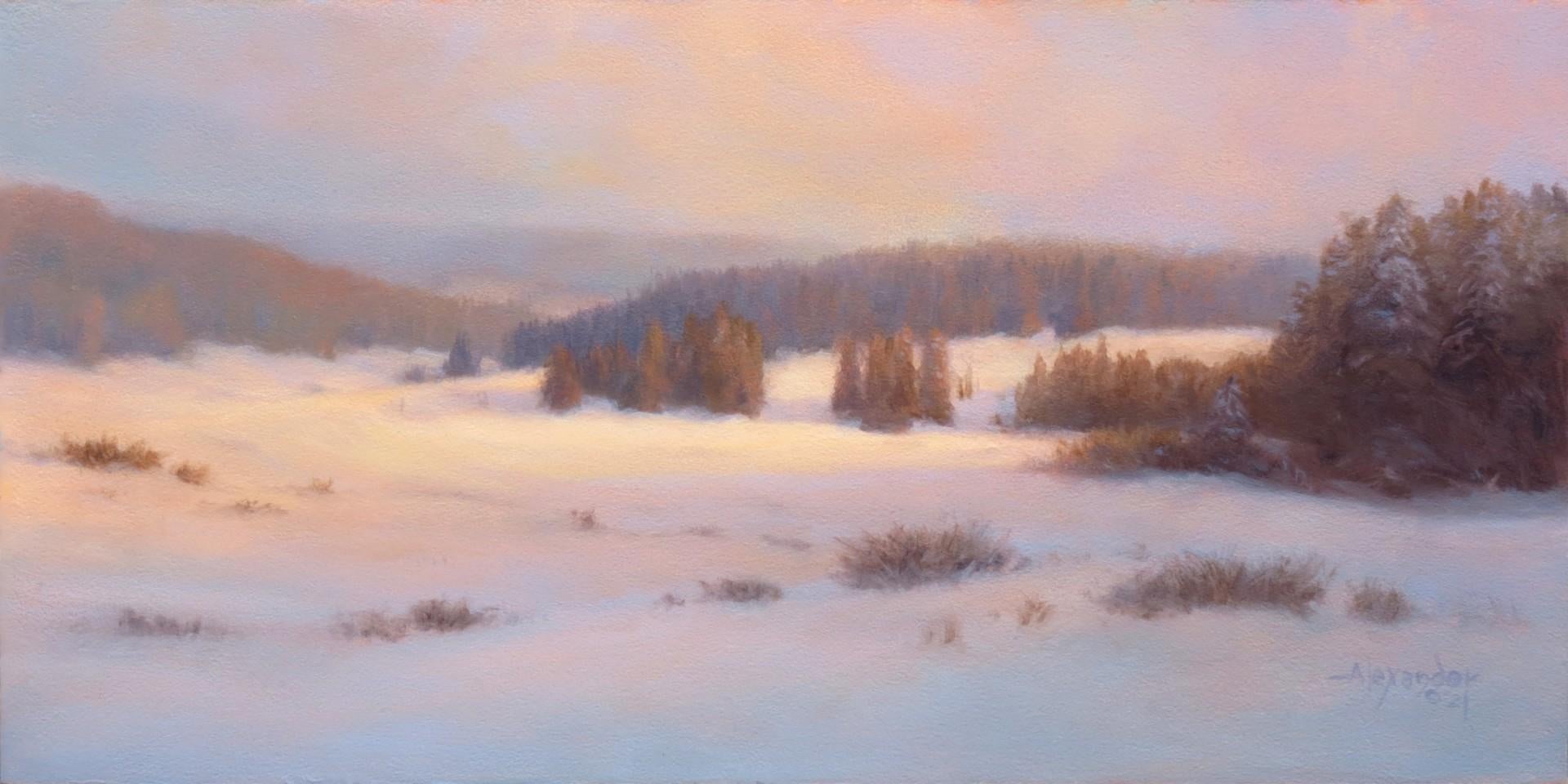 Rob Alexander Landscape Painting - Twilight Approaches
