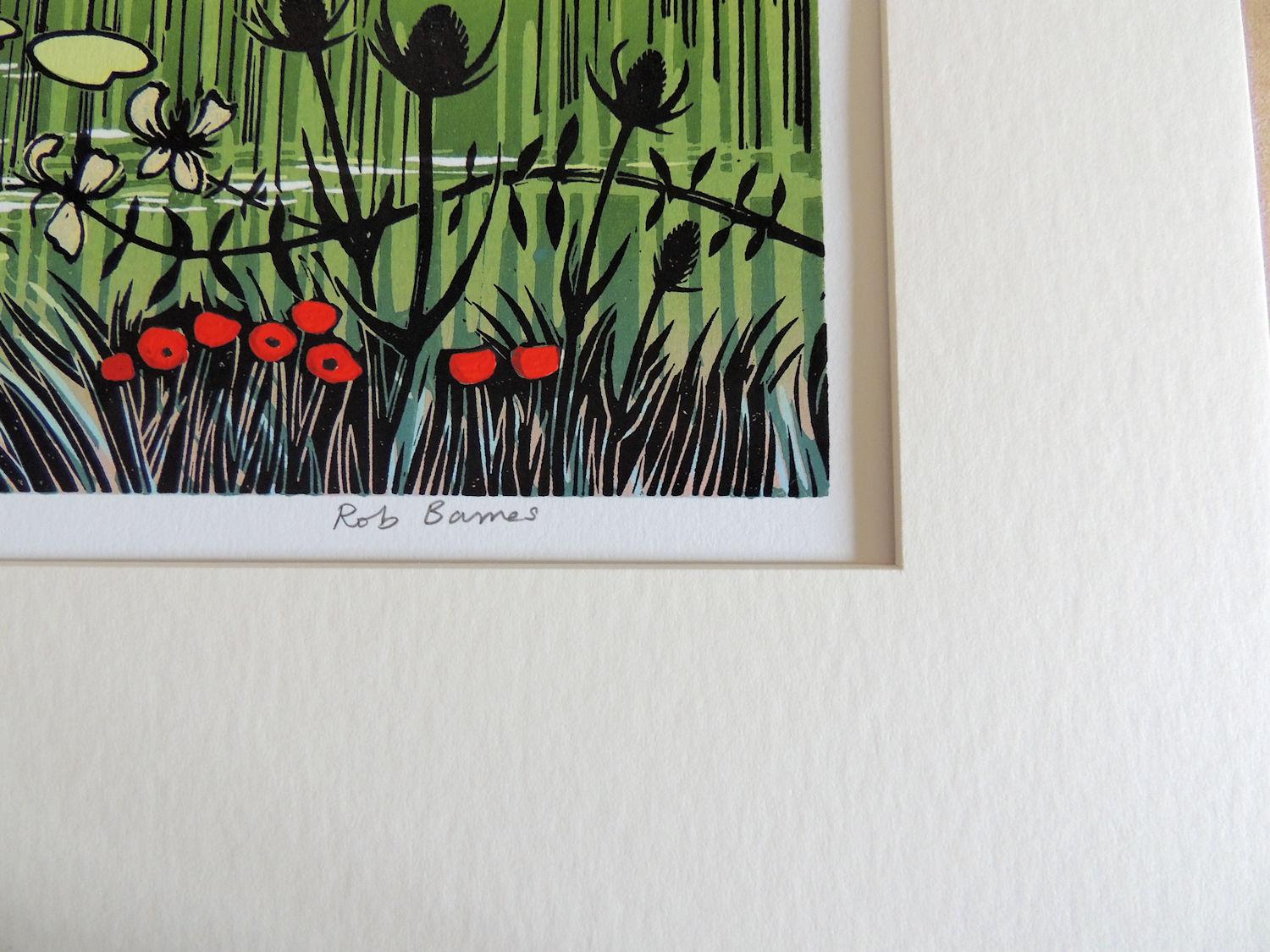 Farm Pond, Impression d'art en édition limitée, Paysage, Nature en vente 3
