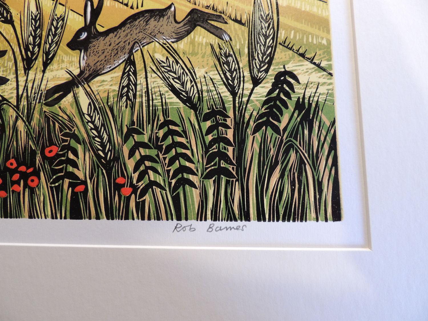 Correr salvaje y cazar en los campos, díptico, Impresión artística en edición limitada, Paisaje en venta 4