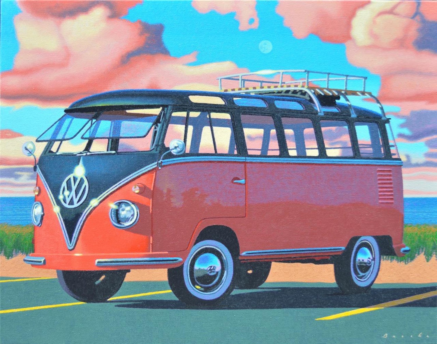 Rob Brooks Autumn Samba Photo Realistic Oil Painting Of A