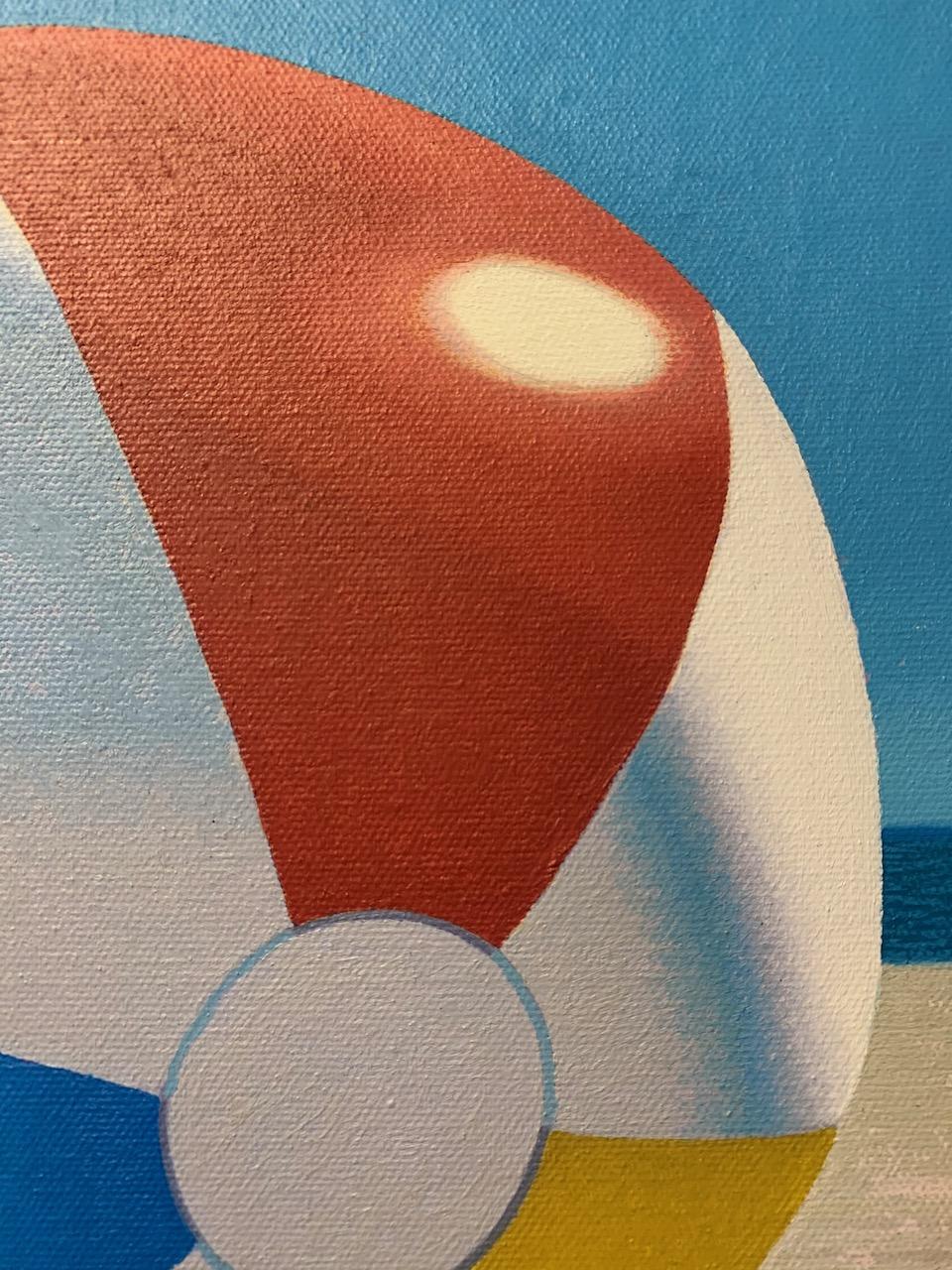 beach ball painting