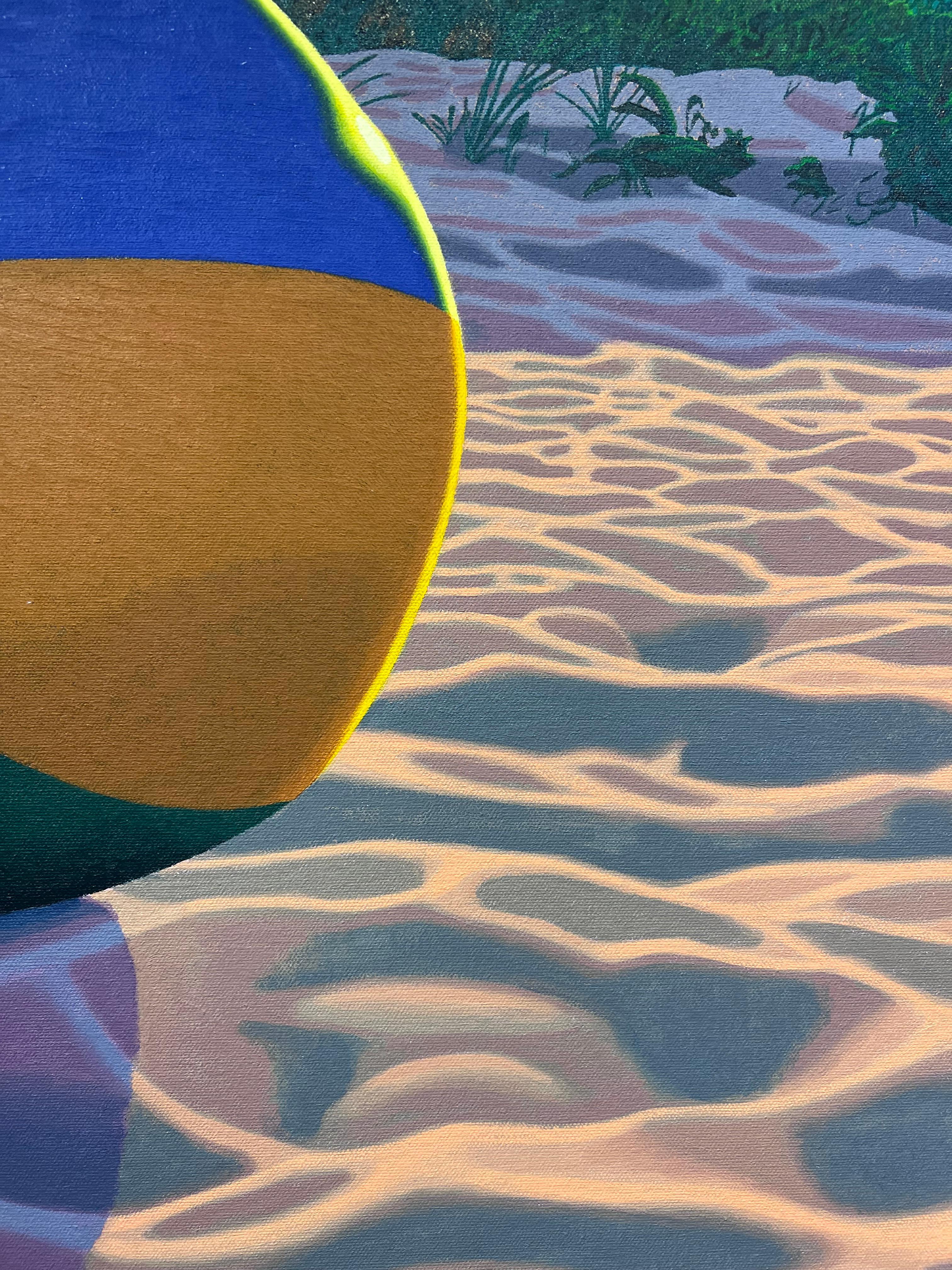 beach ball painting