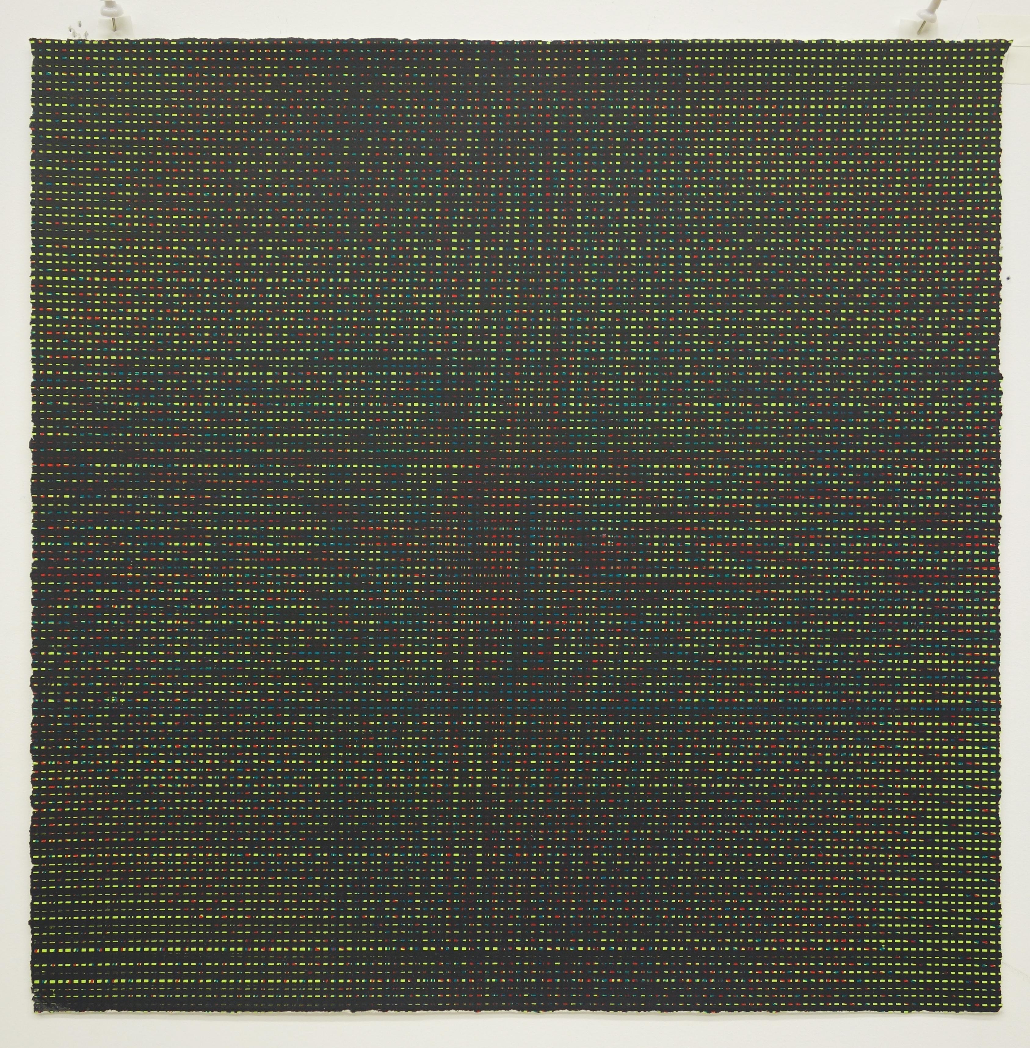 Rob de Oude, Untitled-Wassaic 1, 2016, silkscreen, 18 x 18 inches, Suite of 10 4