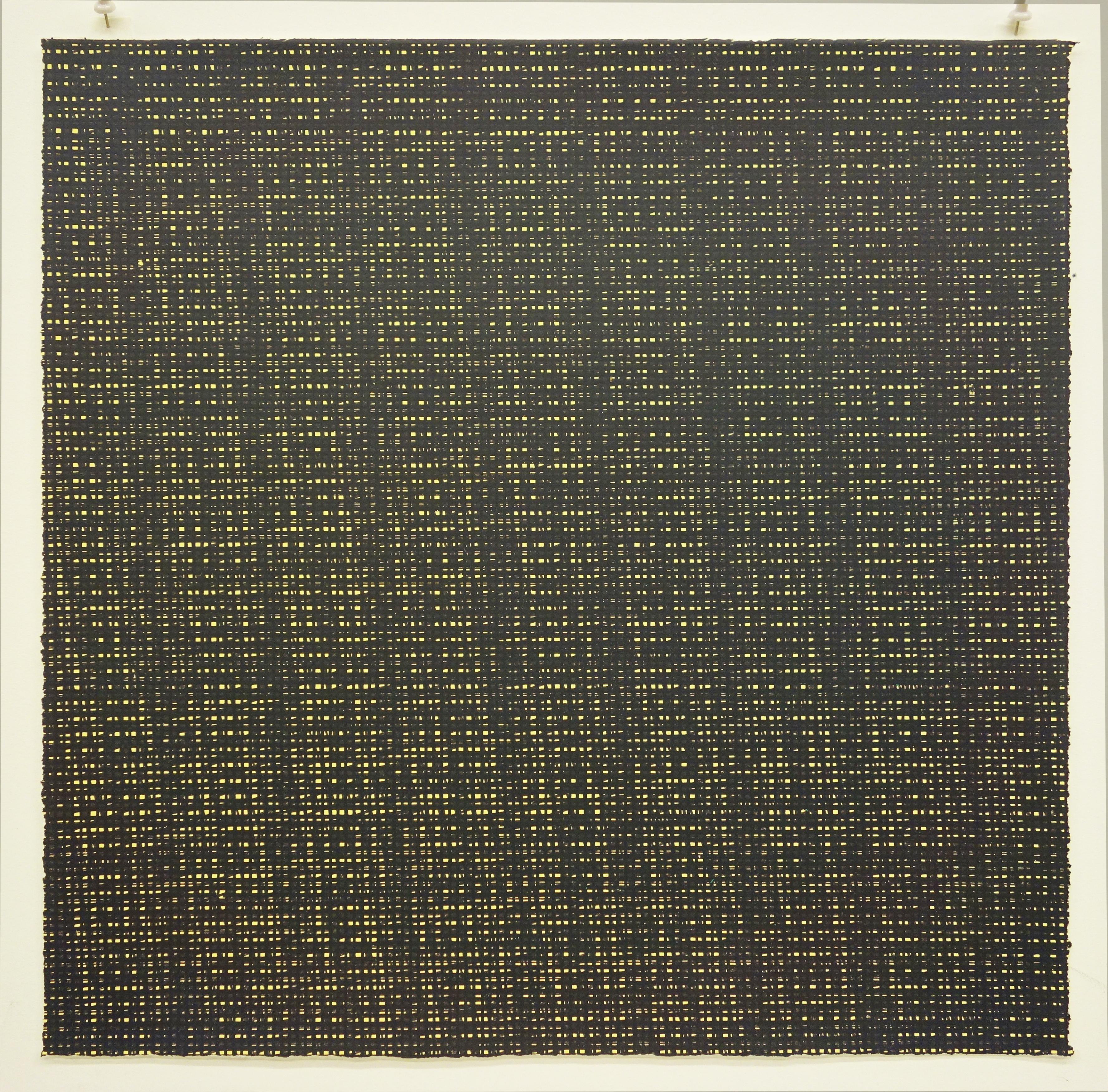 Rob de Oude, Untitled-Wassaic 6, 2016, silkscreen, 18 x 18, Minimalist 4