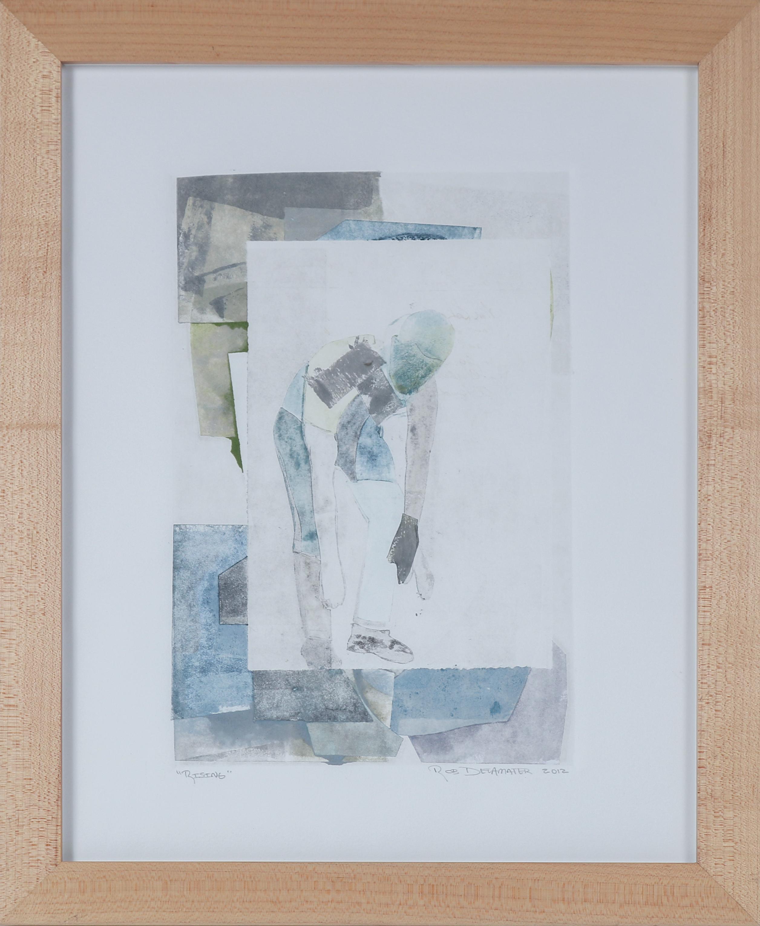 Rob Delamater Figurative Print - "Rising" 2012 Monotype