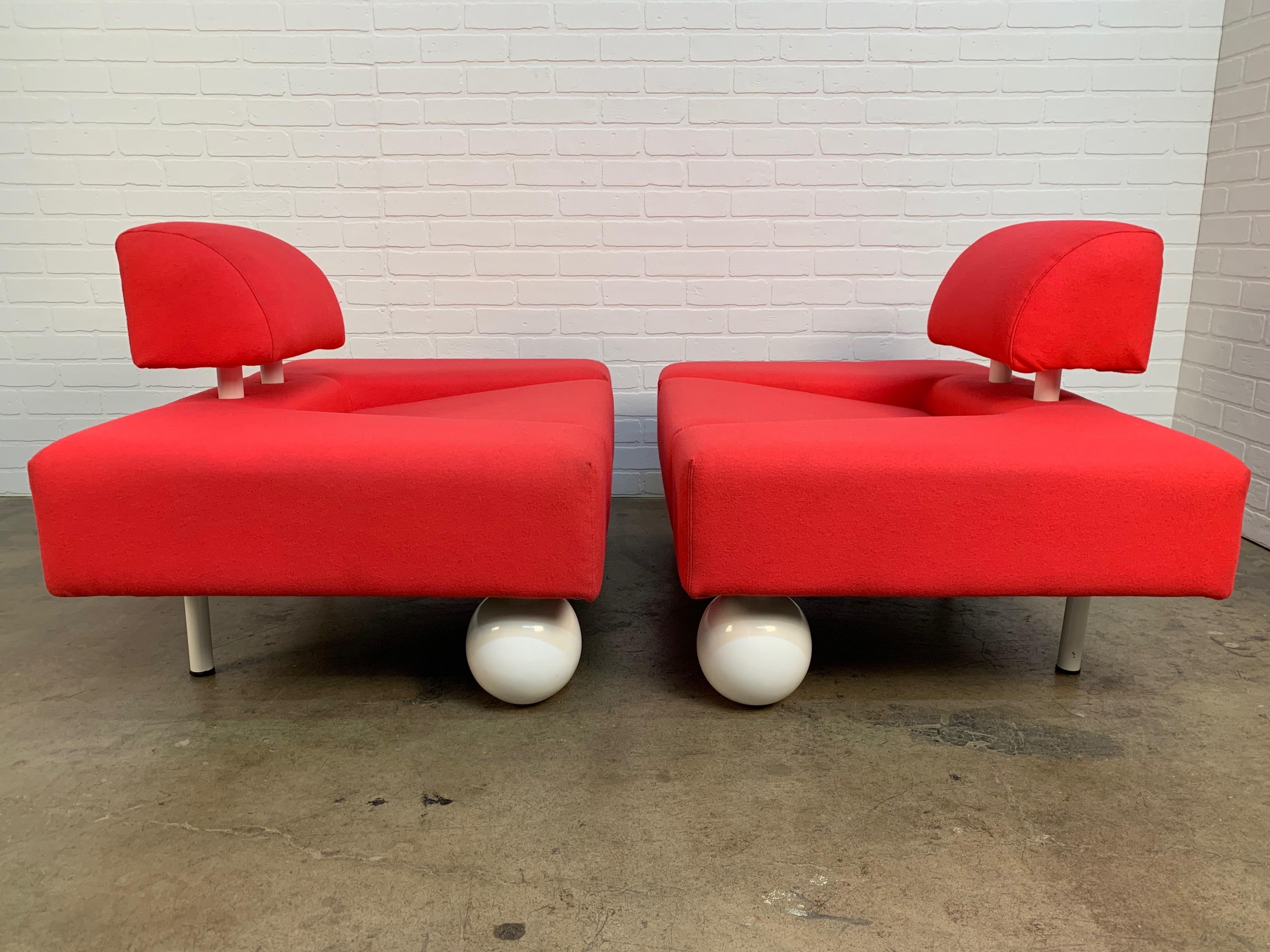 Rob Eckhardt for Pastoe Postmodern Crested Chairs In Good Condition In Denton, TX