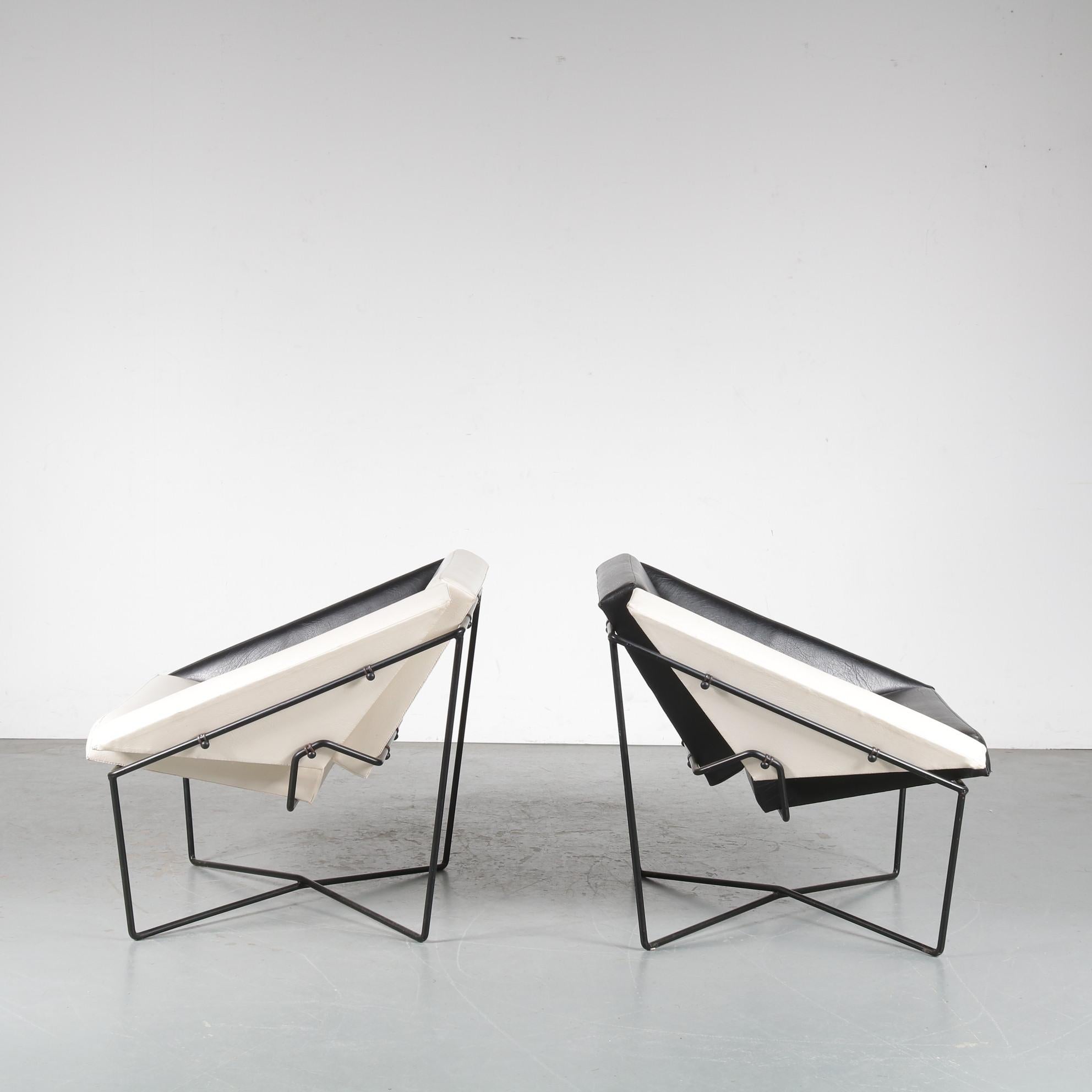 Rob Eckhardt Pair of “Van Speyk” Chairs for Pastoe, Netherlands, 1984 4