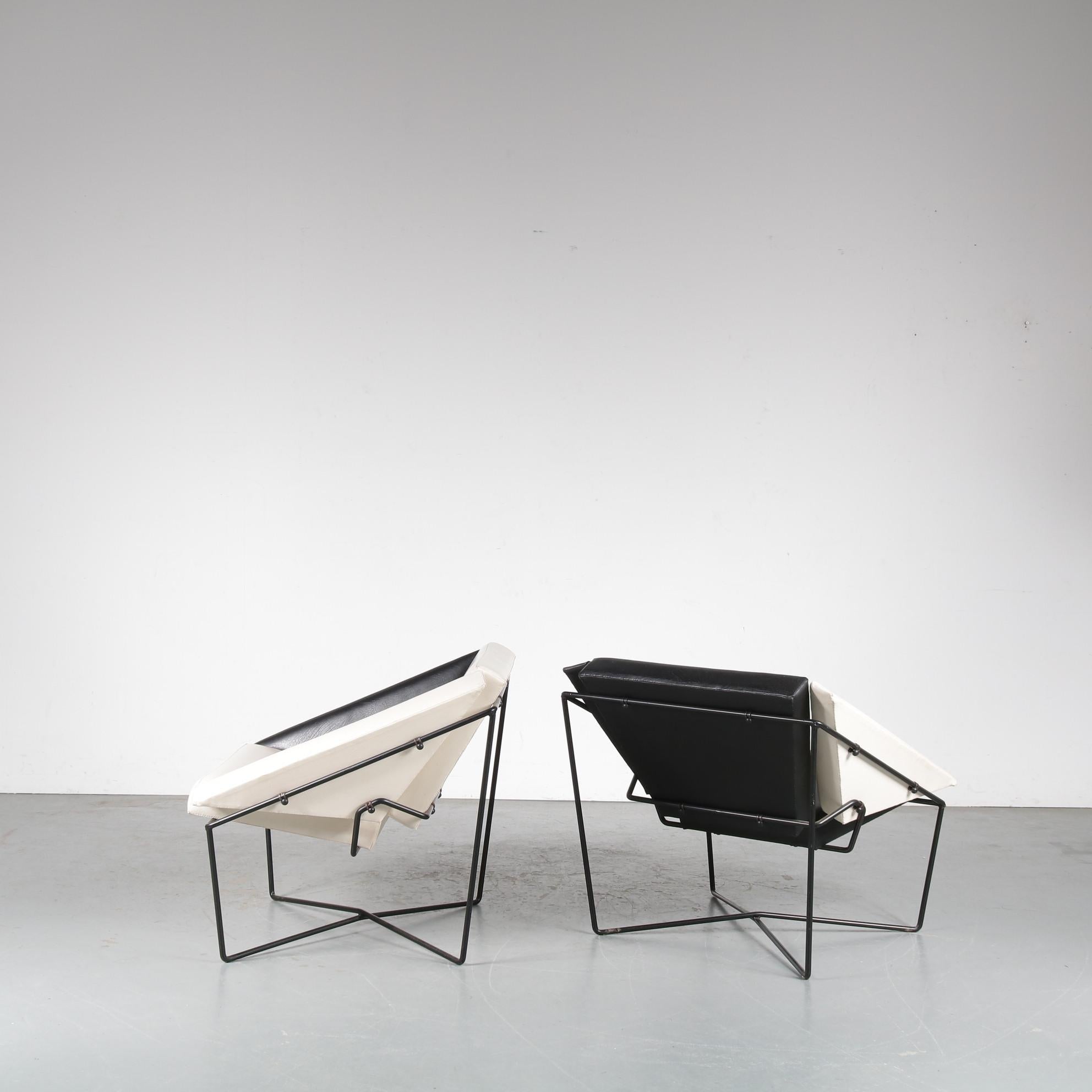 Rob Eckhardt Pair of “Van Speyk” Chairs for Pastoe, Netherlands, 1984 5