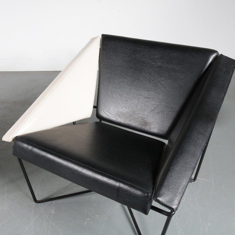 Rob Eckhardt Paire de chaises Van Speyk pour Pastoe, Pays-Bas, 1984 en vente 7