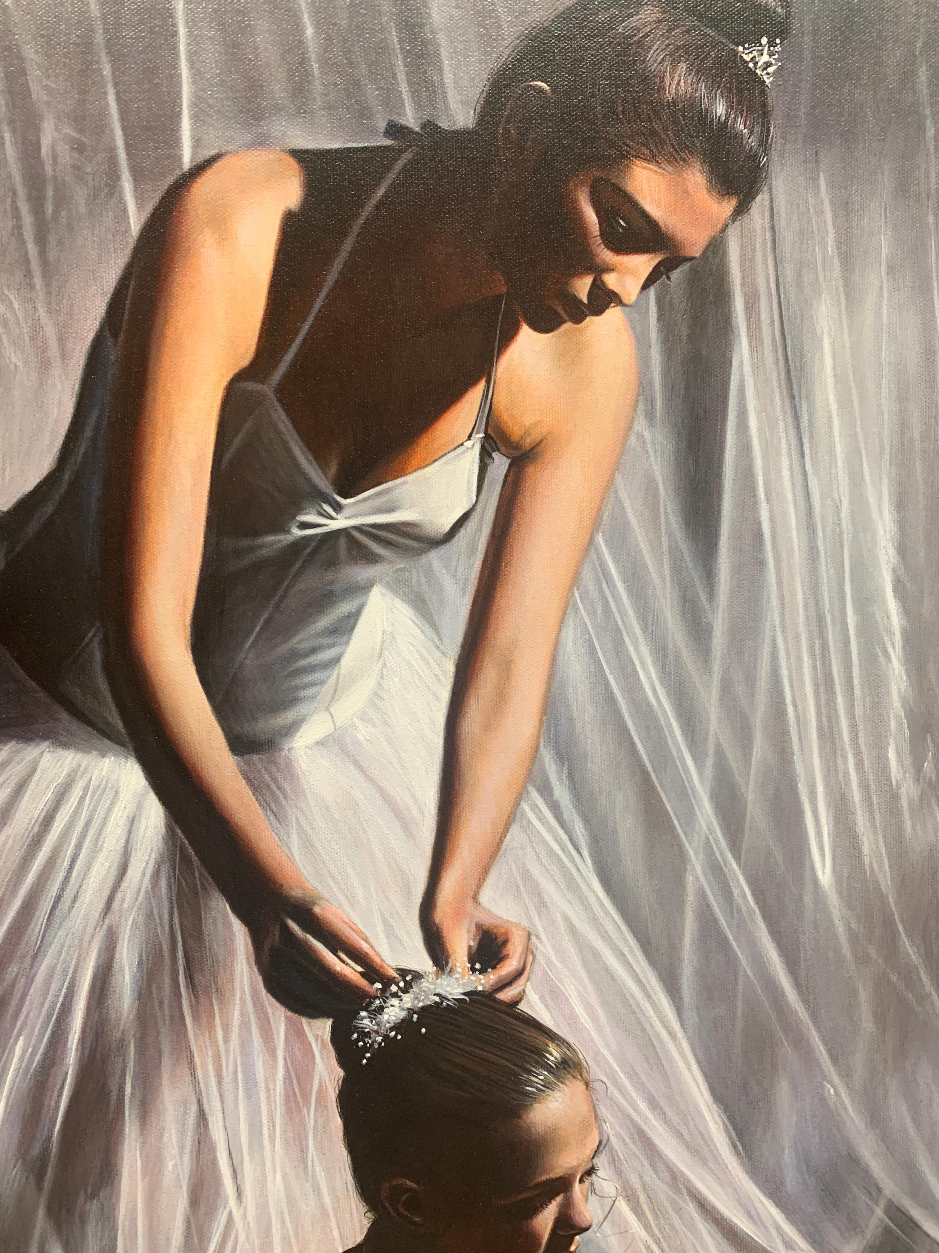 Finishing Touches - Realist Painting by Rob Hefferan