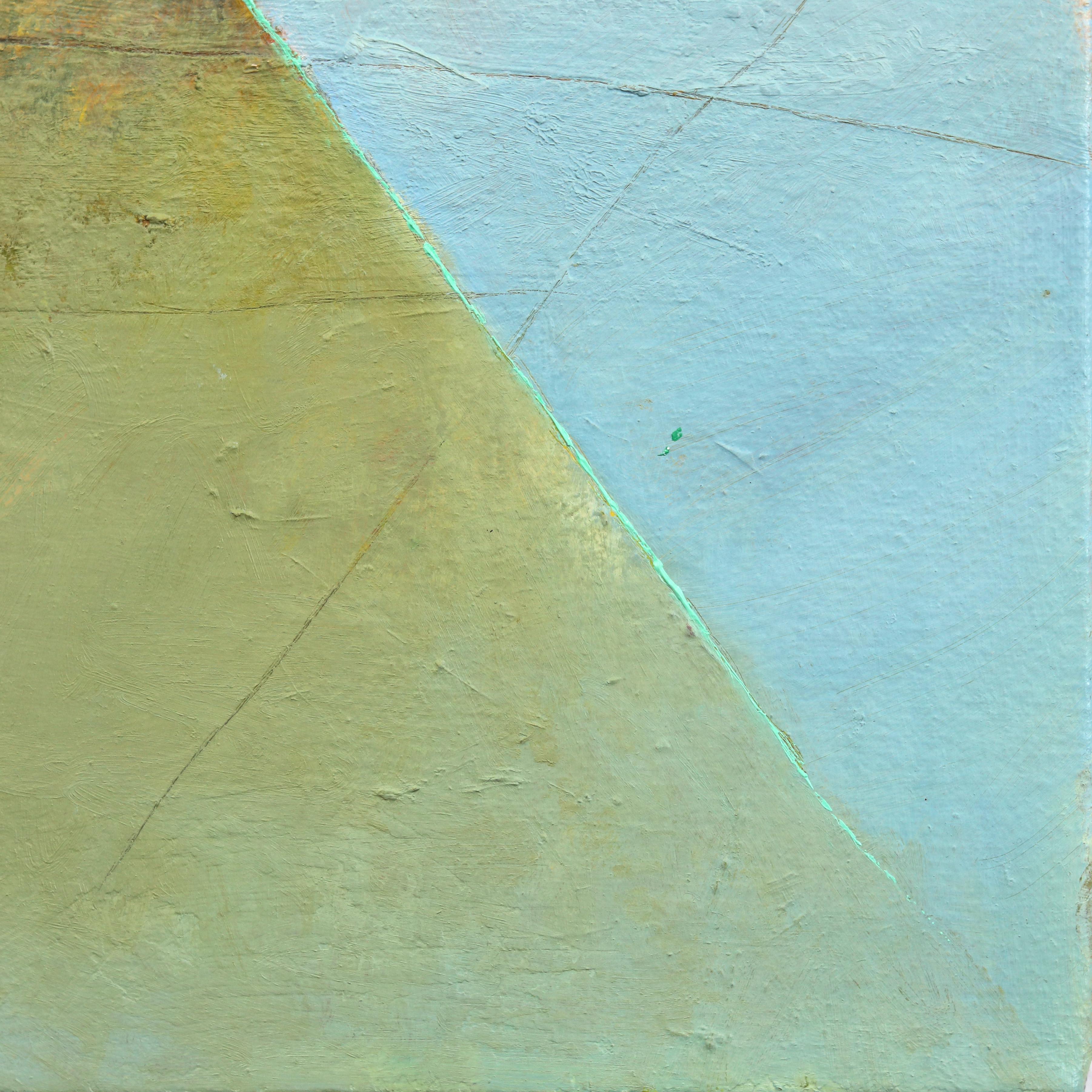 Rob Katkowski’s original oil painting, Pale Moon, is a captivating exploration of form, color, and abstraction that draws viewers into a serene, dreamlike landscape. Measuring 12 inches tall by 16 inches wide, this oil on canvas composition is a