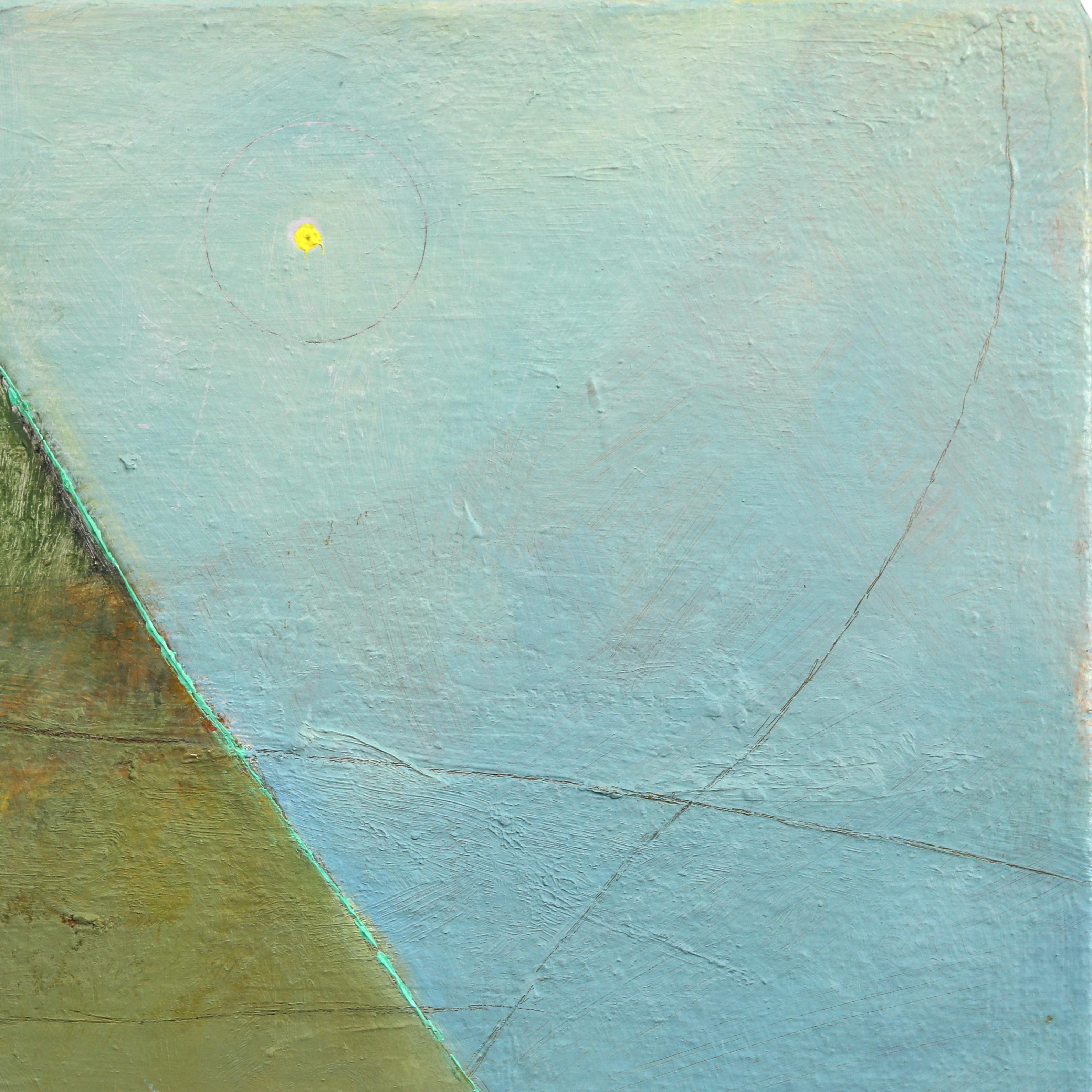 Pale Moon - Original Dream-like Landscape Painting For Sale 2