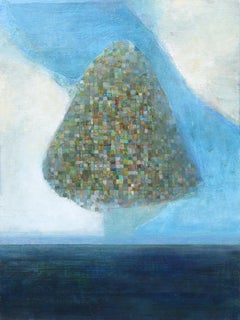 Untitled - Original Surrealist Ocean Landscape Painting