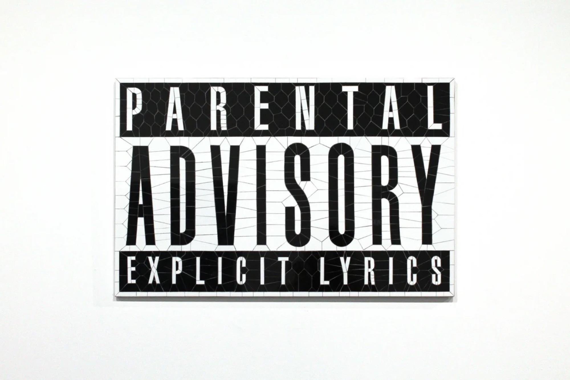 Parental Advisory, 2025 - Mixed Media Art by Rob Lally