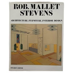 Rob. Mallet Stevens Architecture Furniture Interior Design 1st Edition 1990