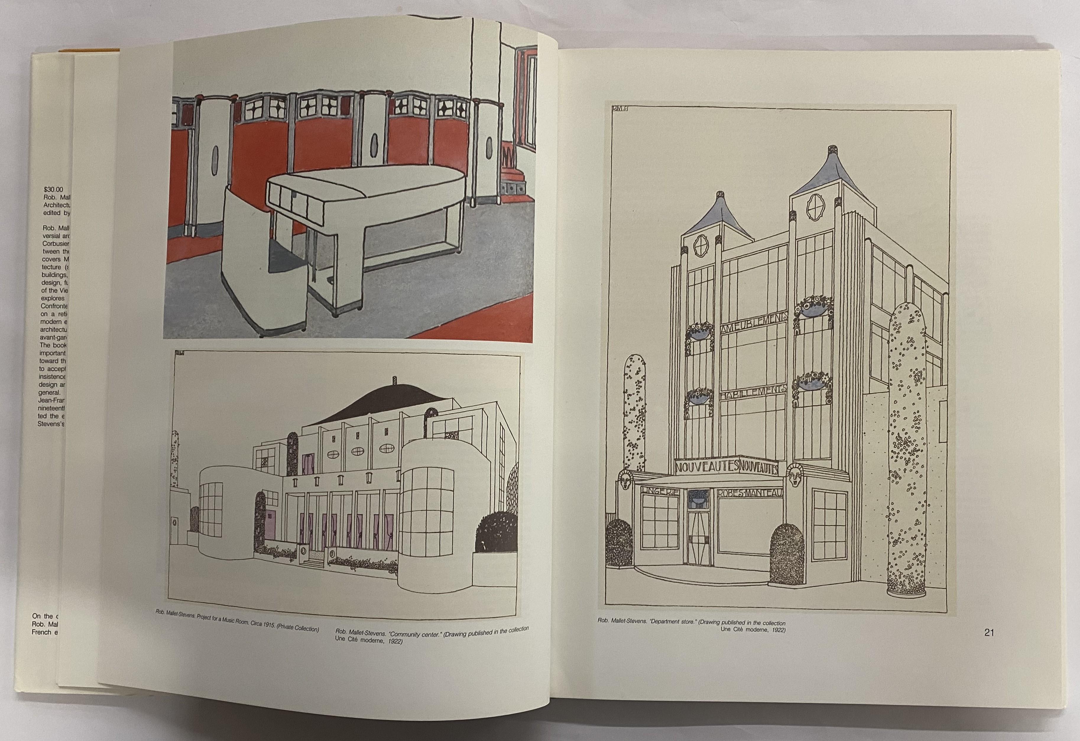 Rob. Mallet Stevens: Architecture, Furniture, Interior Design (Book)  In Good Condition For Sale In North Yorkshire, GB