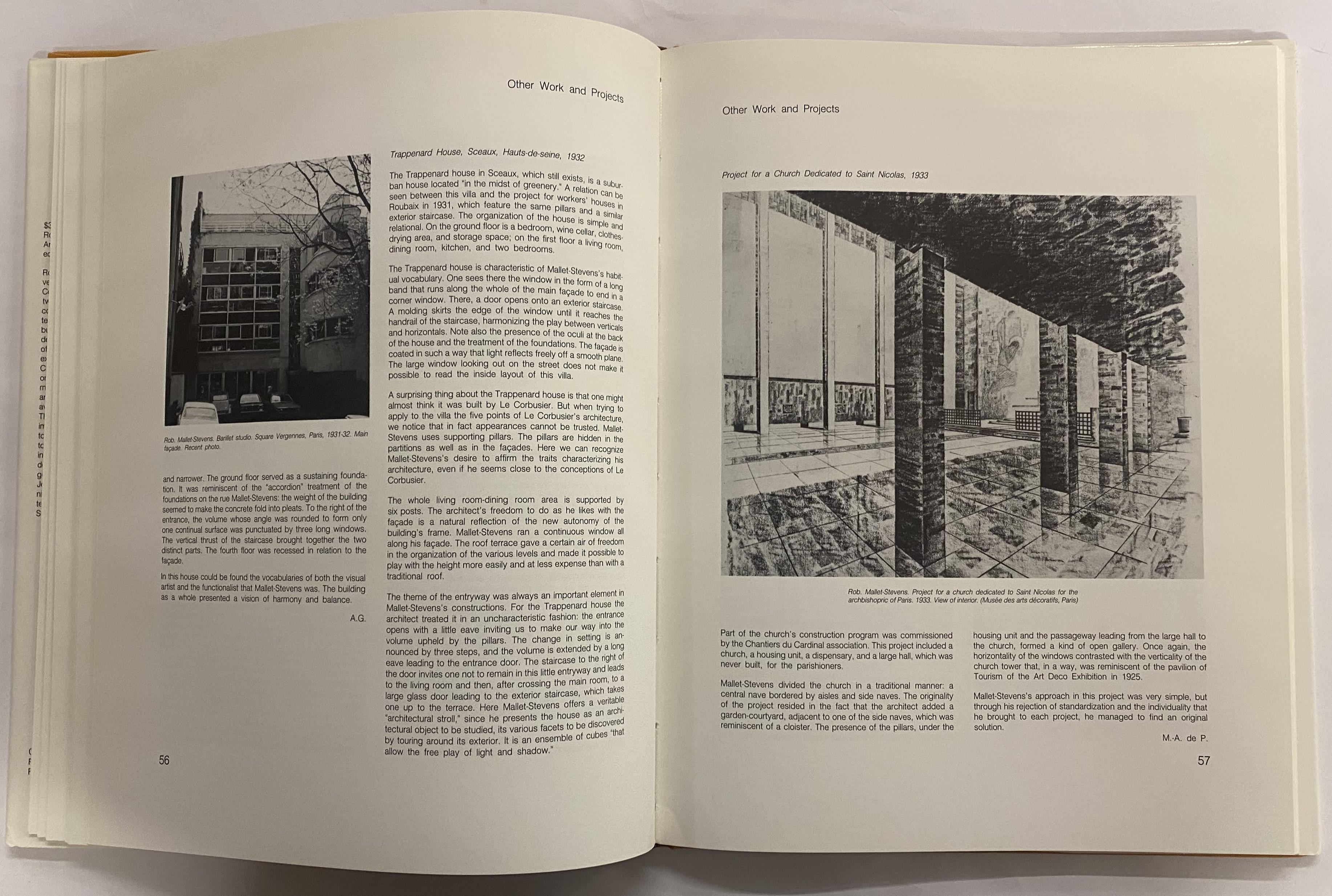 Rob. Mallet Stevens: Architecture, Furniture, Interior Design (Book)  For Sale 1