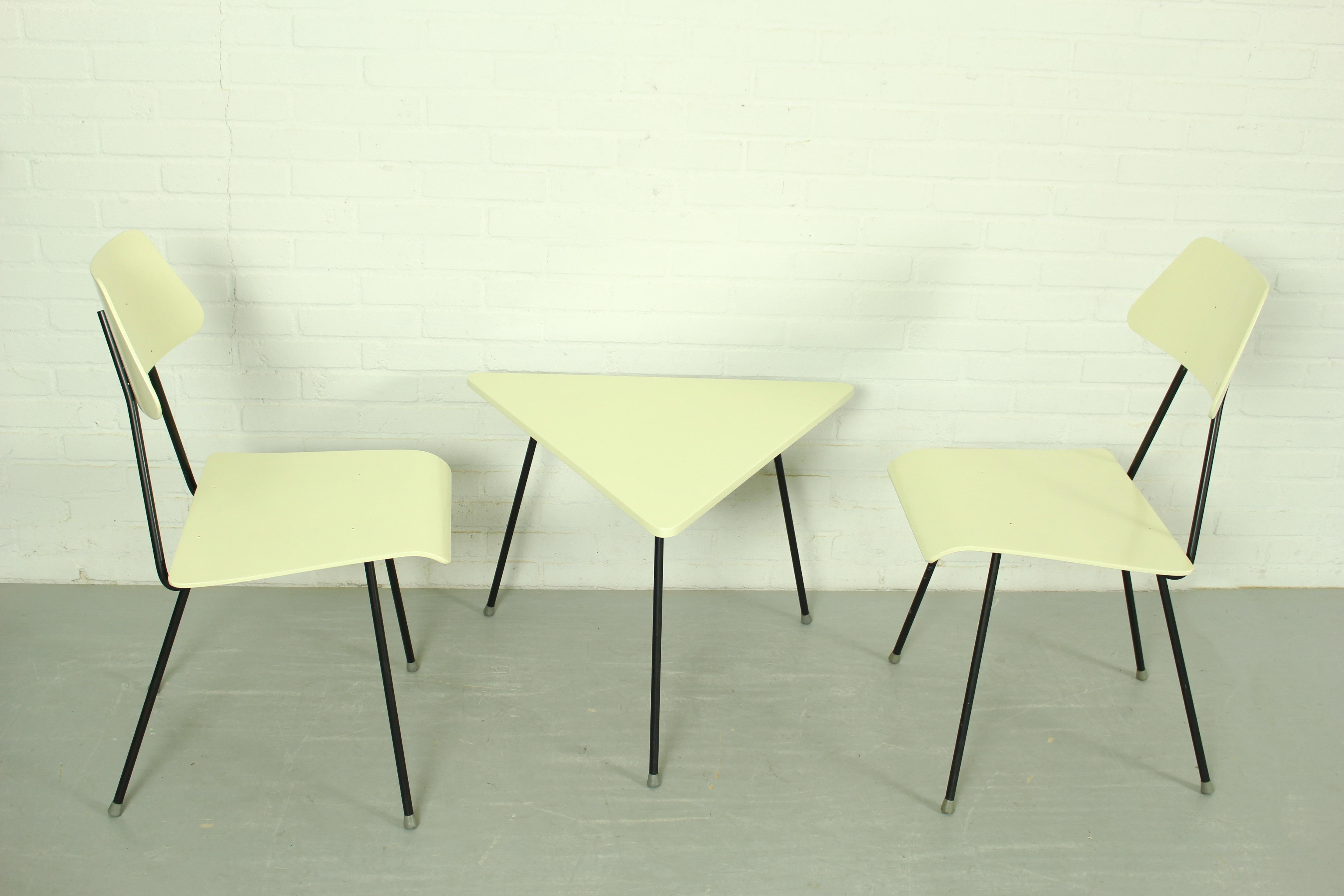 Bett, Stuhl und Nachttisch von Rob Parry und Emile Truijen für die Dico-Serie „Kamer 56“ im Angebot 3