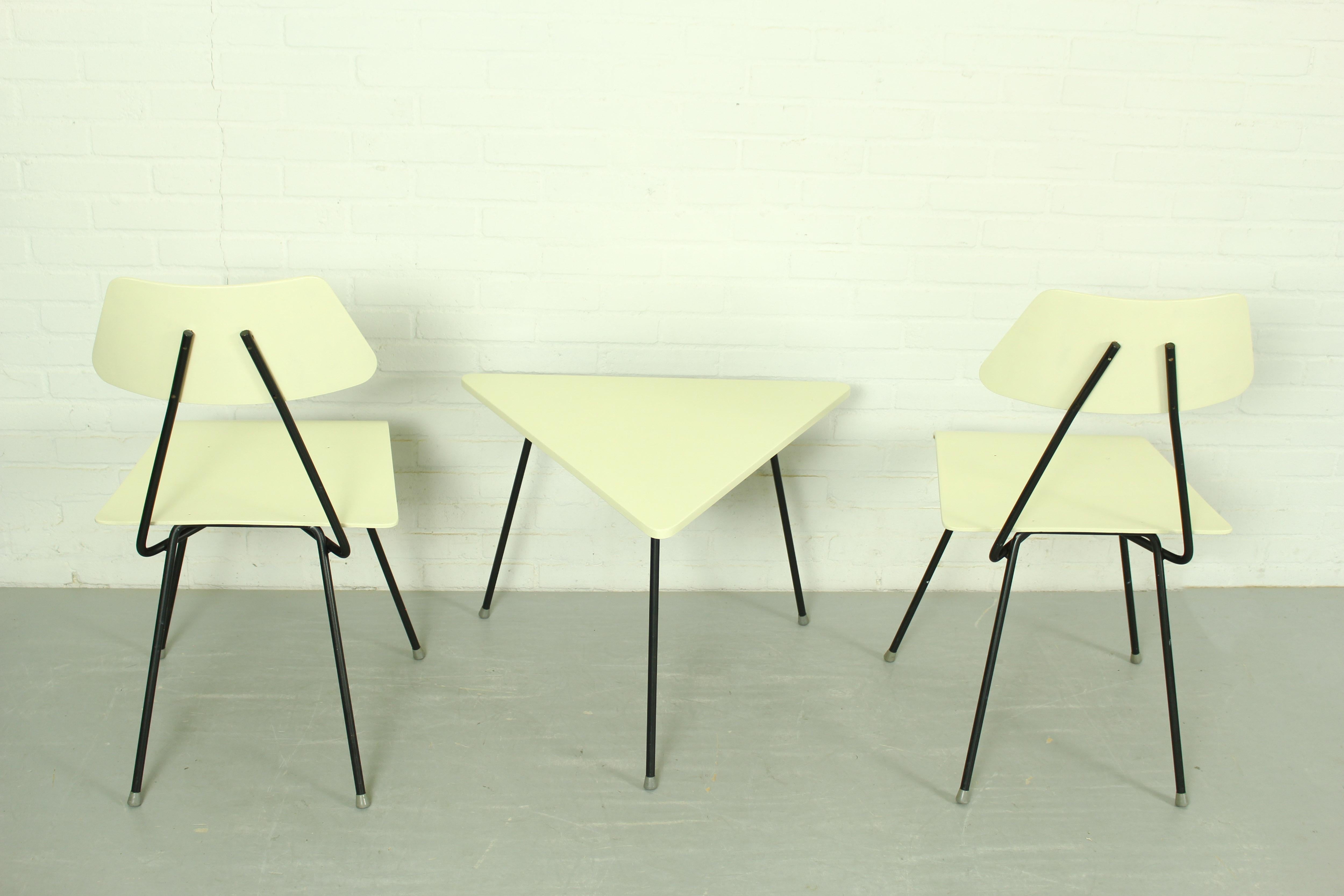 Bett, Stuhl und Nachttisch von Rob Parry und Emile Truijen für die Dico-Serie „Kamer 56“ im Angebot 4