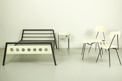 Rob Parry and Emile Truijen Bed, Chair and Nightstand for Dico series "Kamer