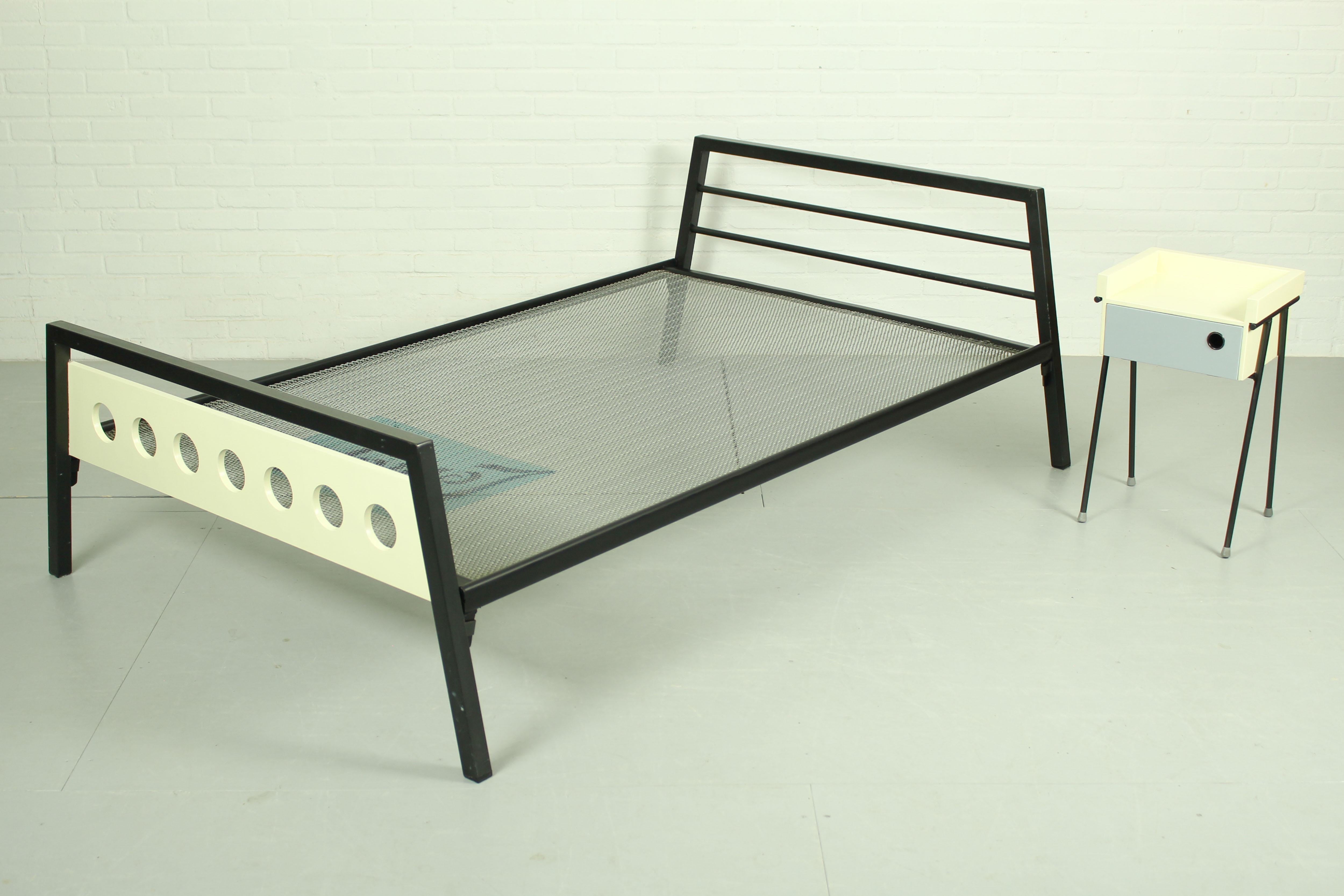 20th Century Rob Parry and Emile Truijen Bed, Chair and Nightstand for Dico series 