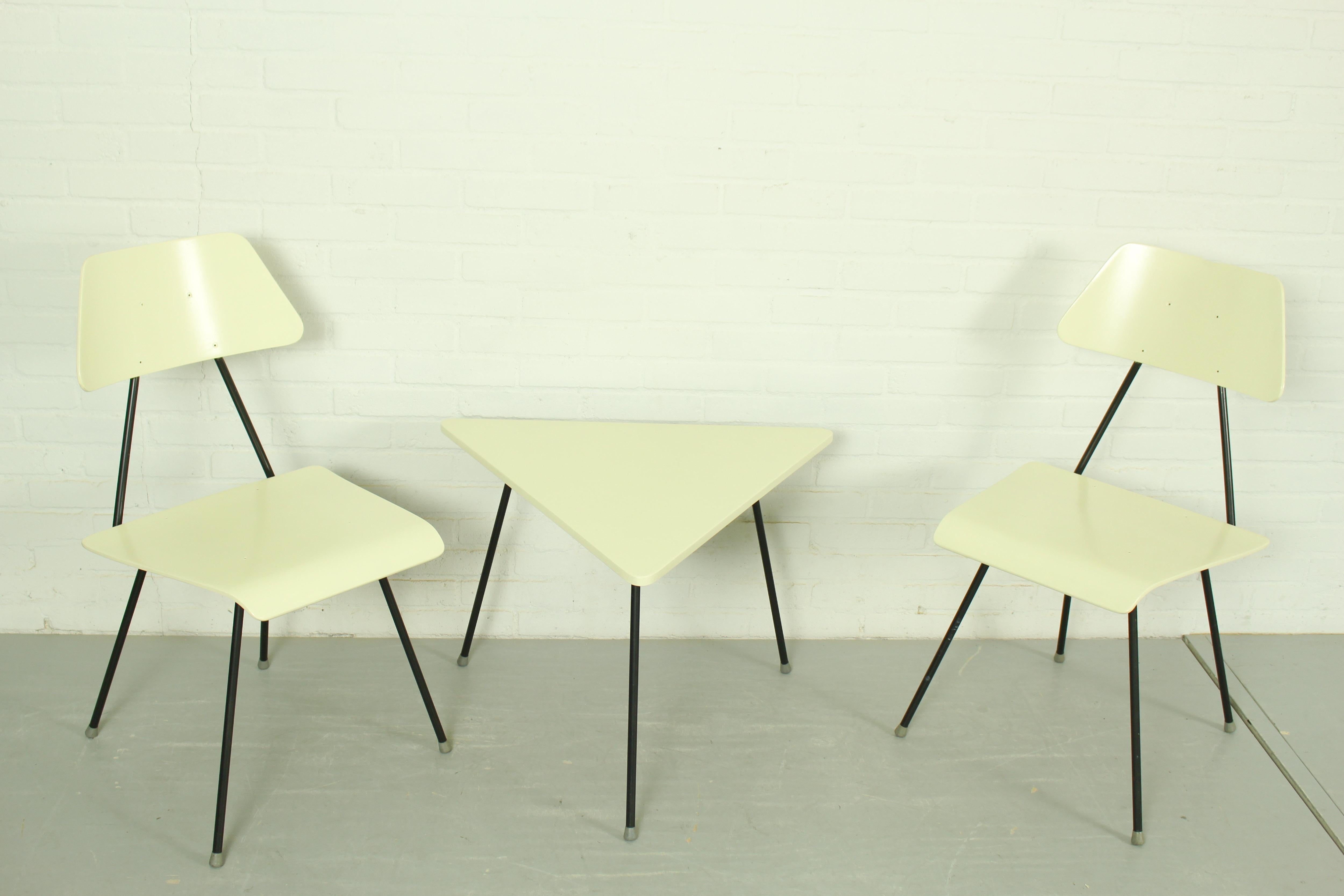 Bett, Stuhl und Nachttisch von Rob Parry und Emile Truijen für die Dico-Serie „Kamer 56“ im Angebot 2