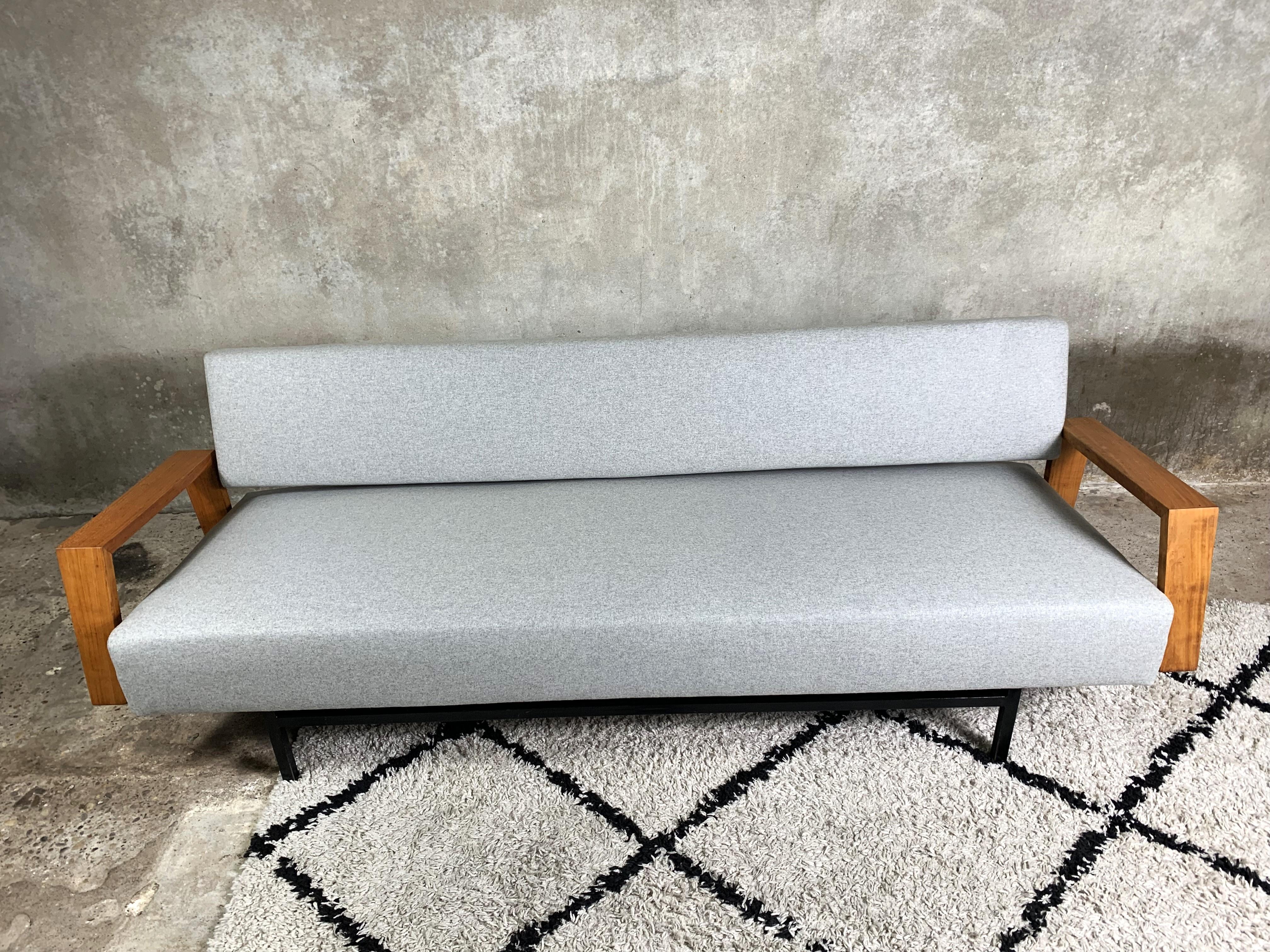 Dutch Rob Parry Doublet Sofa, 1950s, Wool For Sale