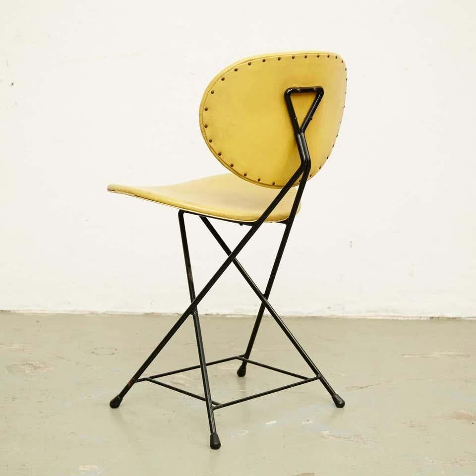 Metal Rob Parry Rare Chair, circa 1950 For Sale