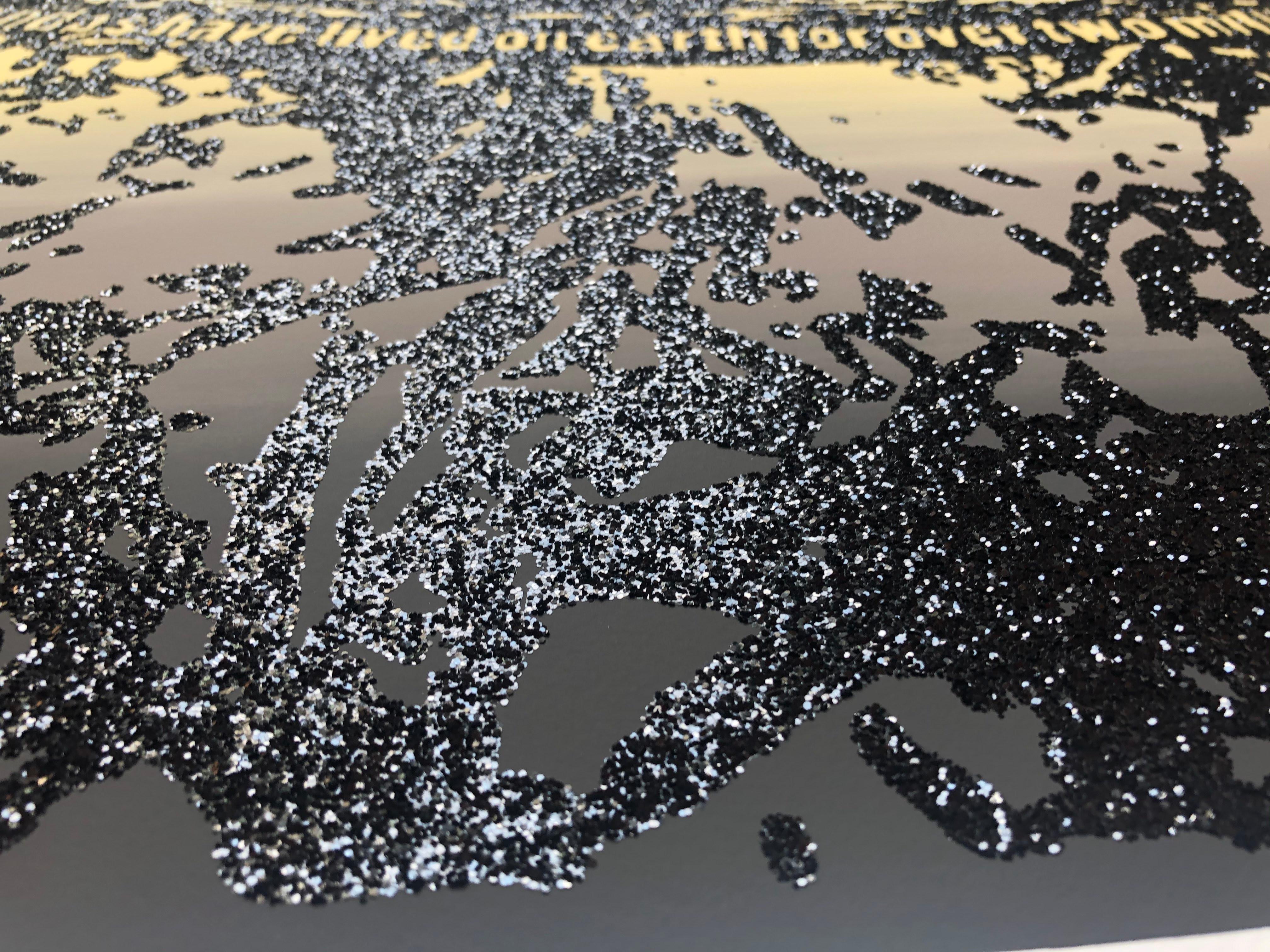 Riesenpandas -- Siebdruck, Tiere, Text Kunst von Rob Pruitt im Angebot 3