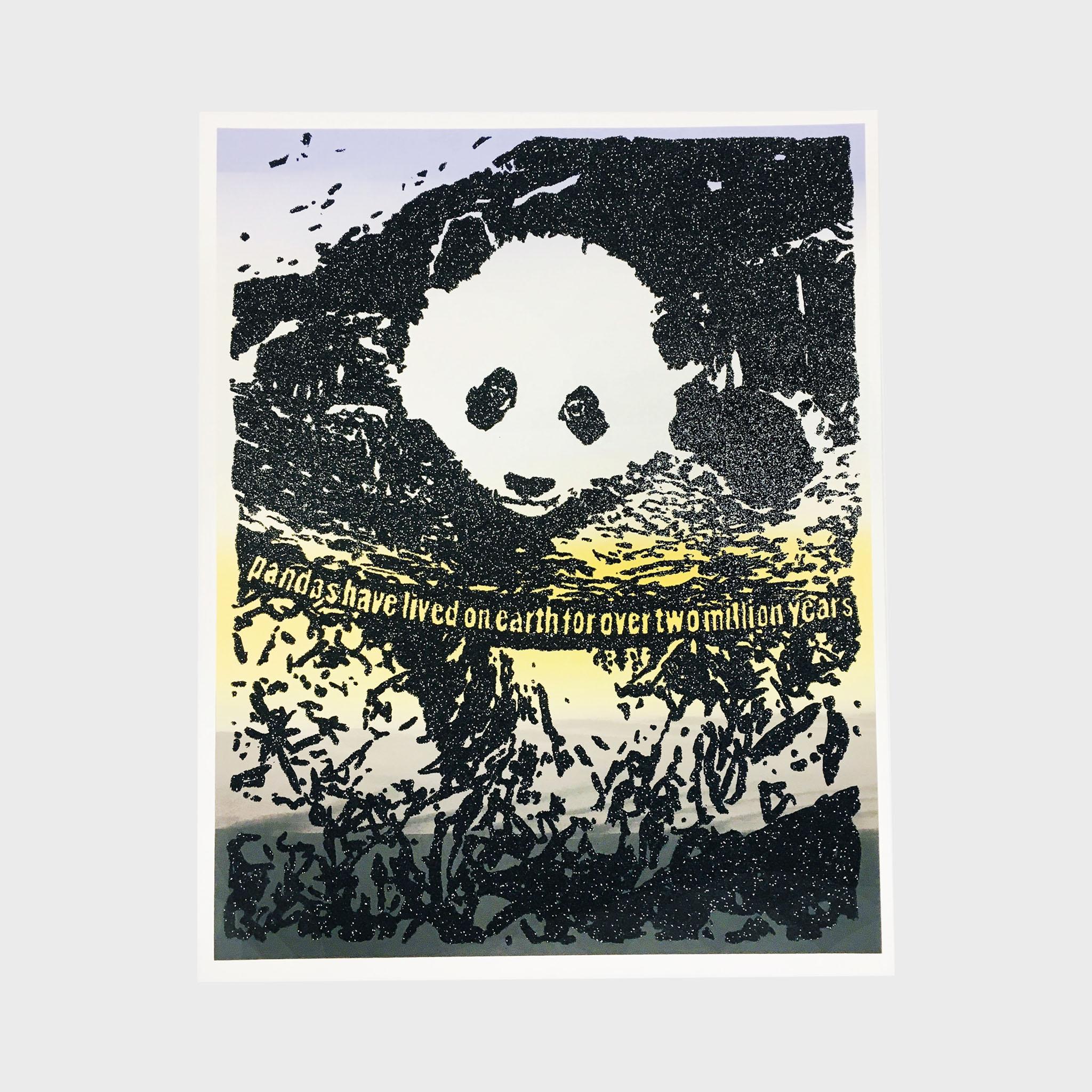 Giant Pandas Spend About 12 Hours a Day Eating - Print by Rob Pruitt