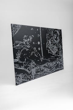 Rob Scholte: Siebdruck "Melancholia" Ed 9/10 von 1988